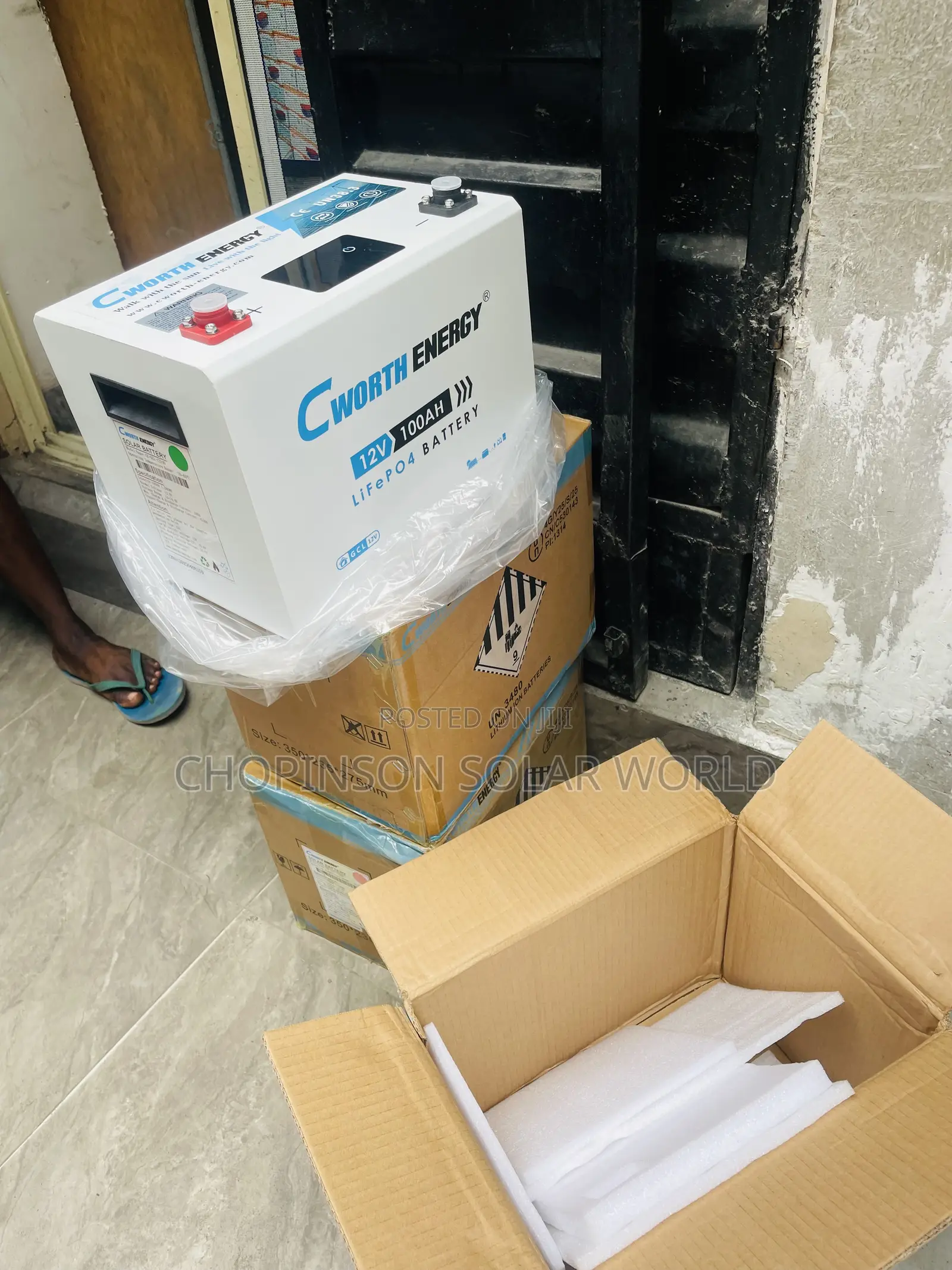 Solar Energy Cworth Lithium Ion Battery 1.2kwh 100ah/12votts