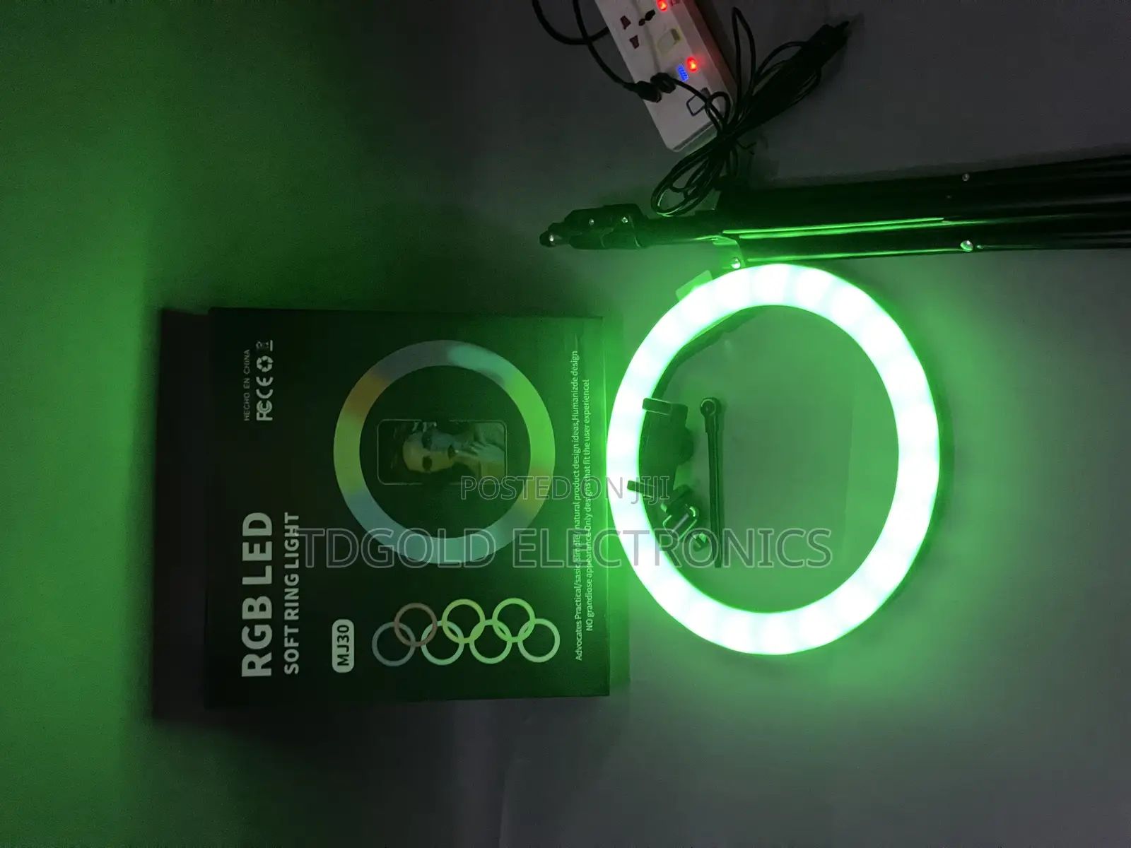 12 Inches Extra Bright RGB Ring Light With Tripod Stand