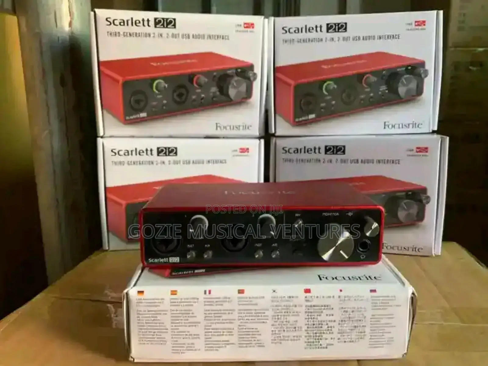 Soundcard Focuright Scarlett 2i2 Third Generation