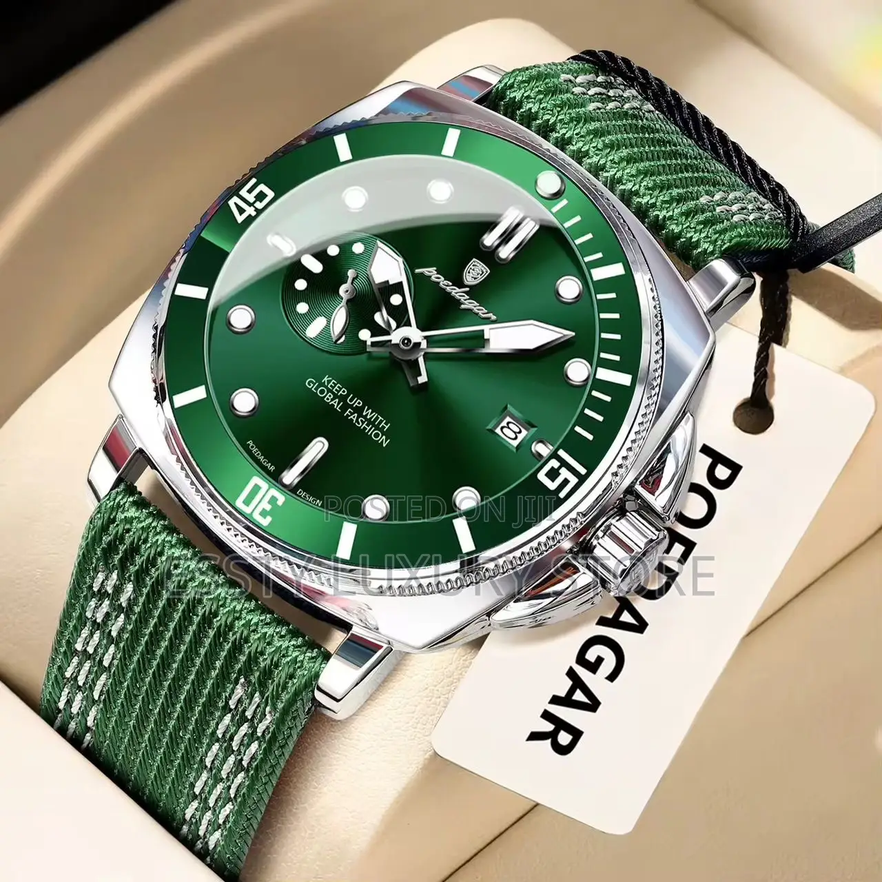 Quality Luxury Poedagar Leather Watch
