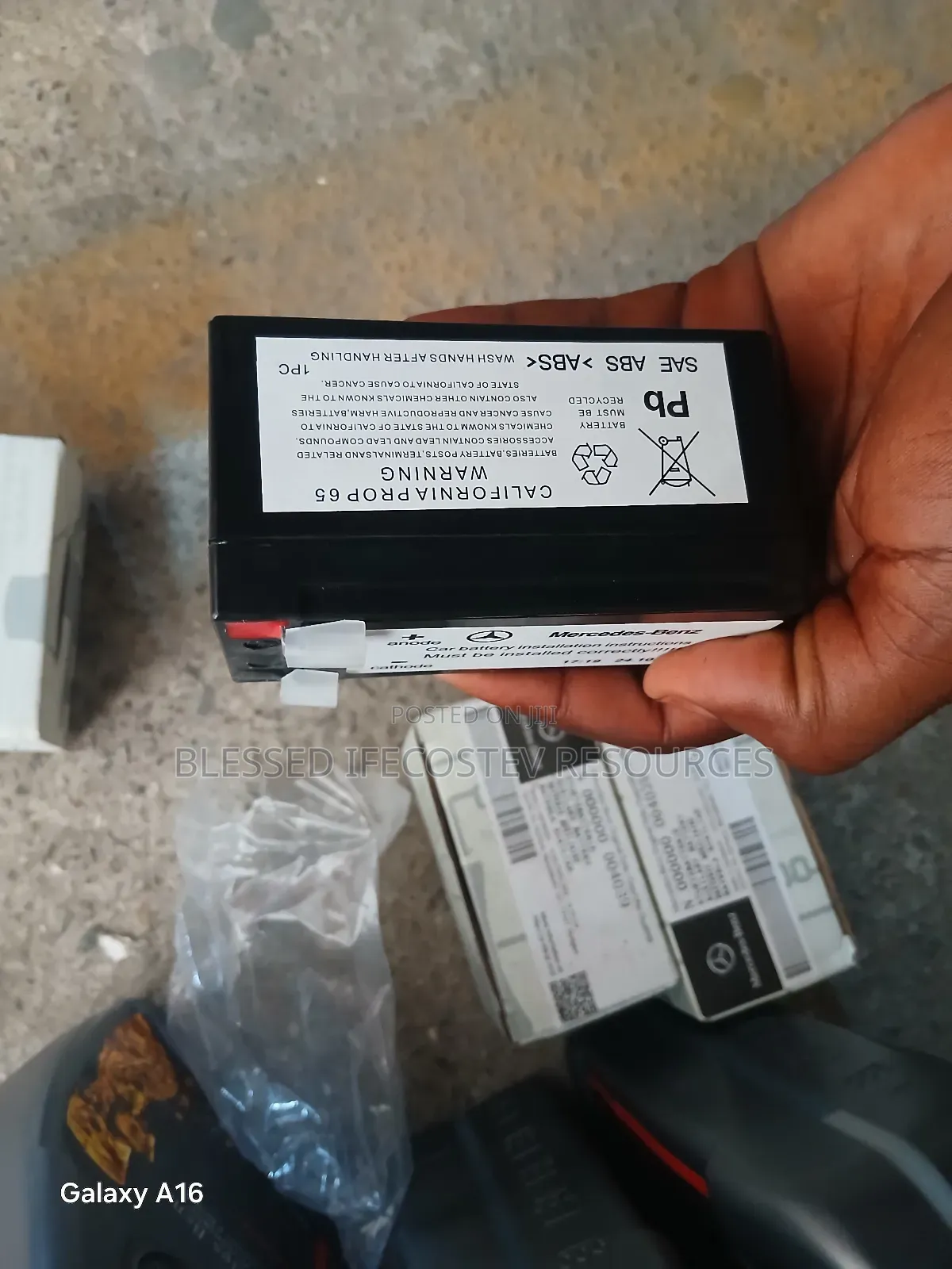 Mercedes Benz Auxiliary Battery 12v 1.2ah