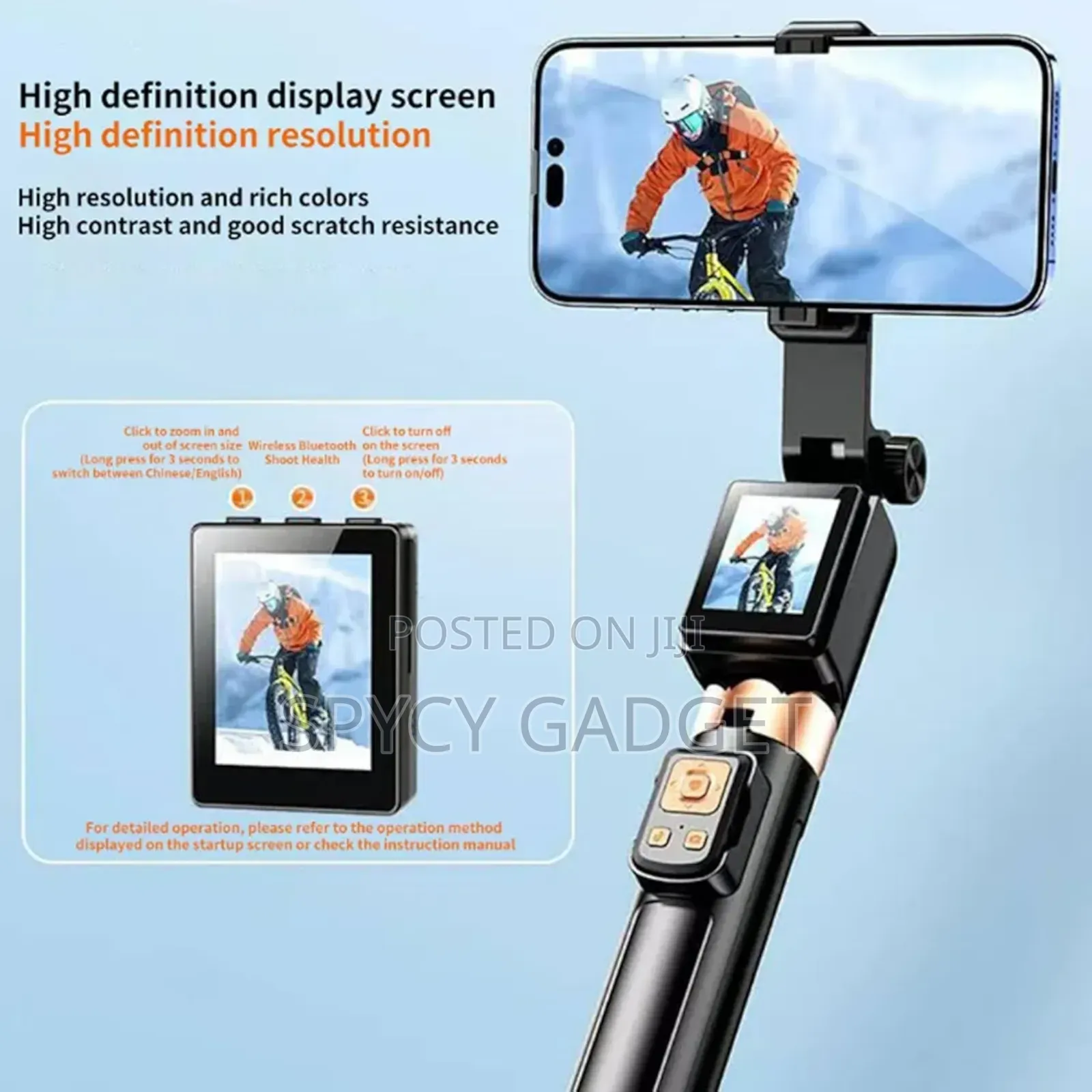 Cl07 Mobile Phone Screen Projection Selfie Stick