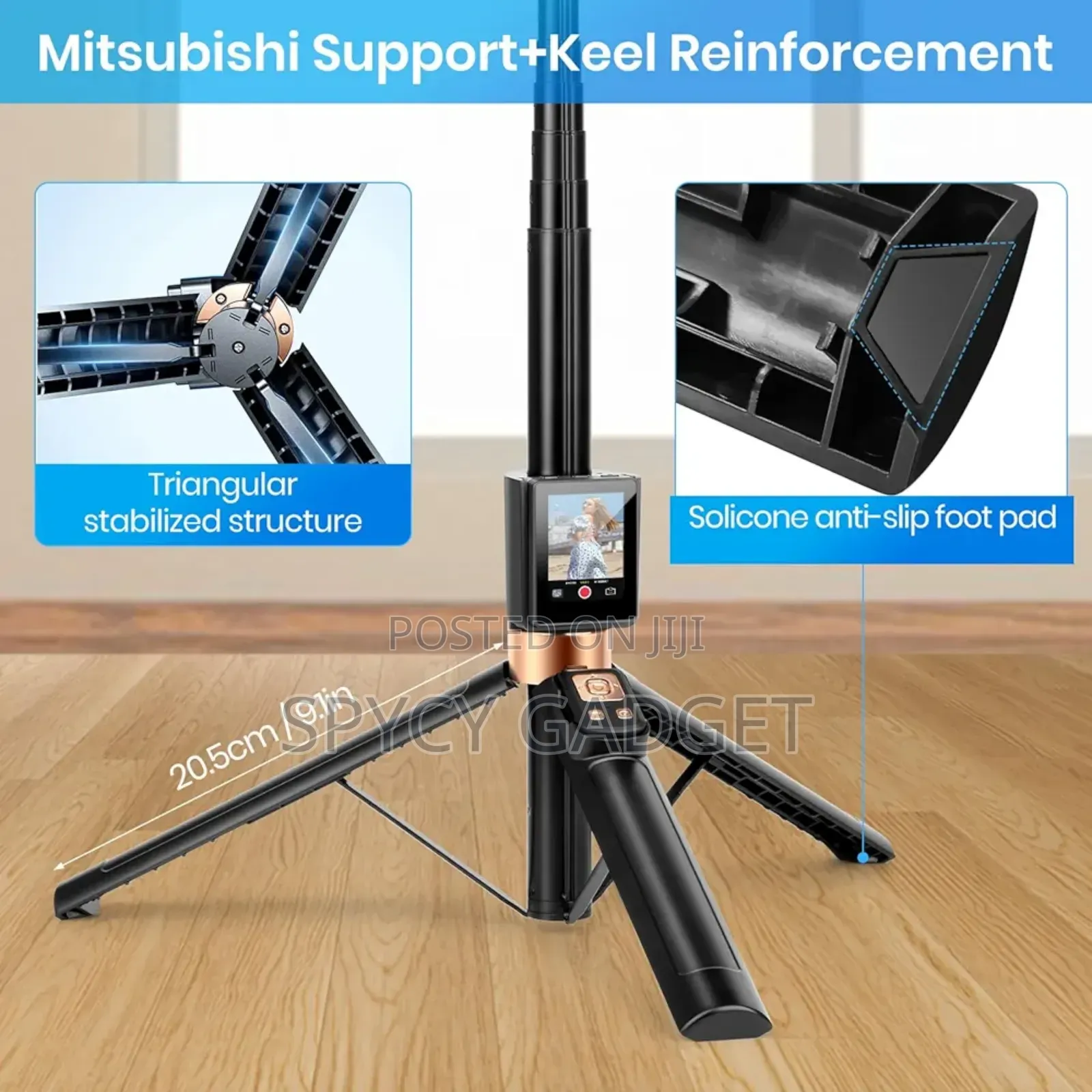 Smart Screen Tripod Selfie Stick