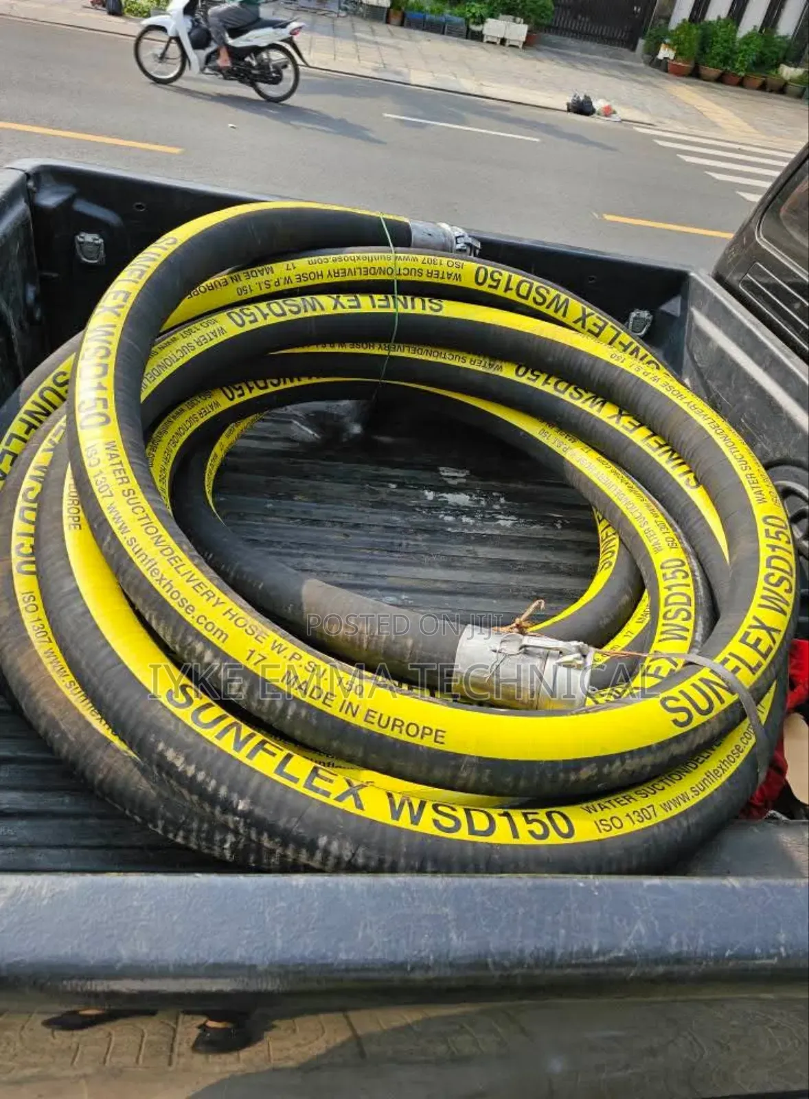 3" X 50 Ft Non-Collapsible Hose C/W Male and Female Camlock