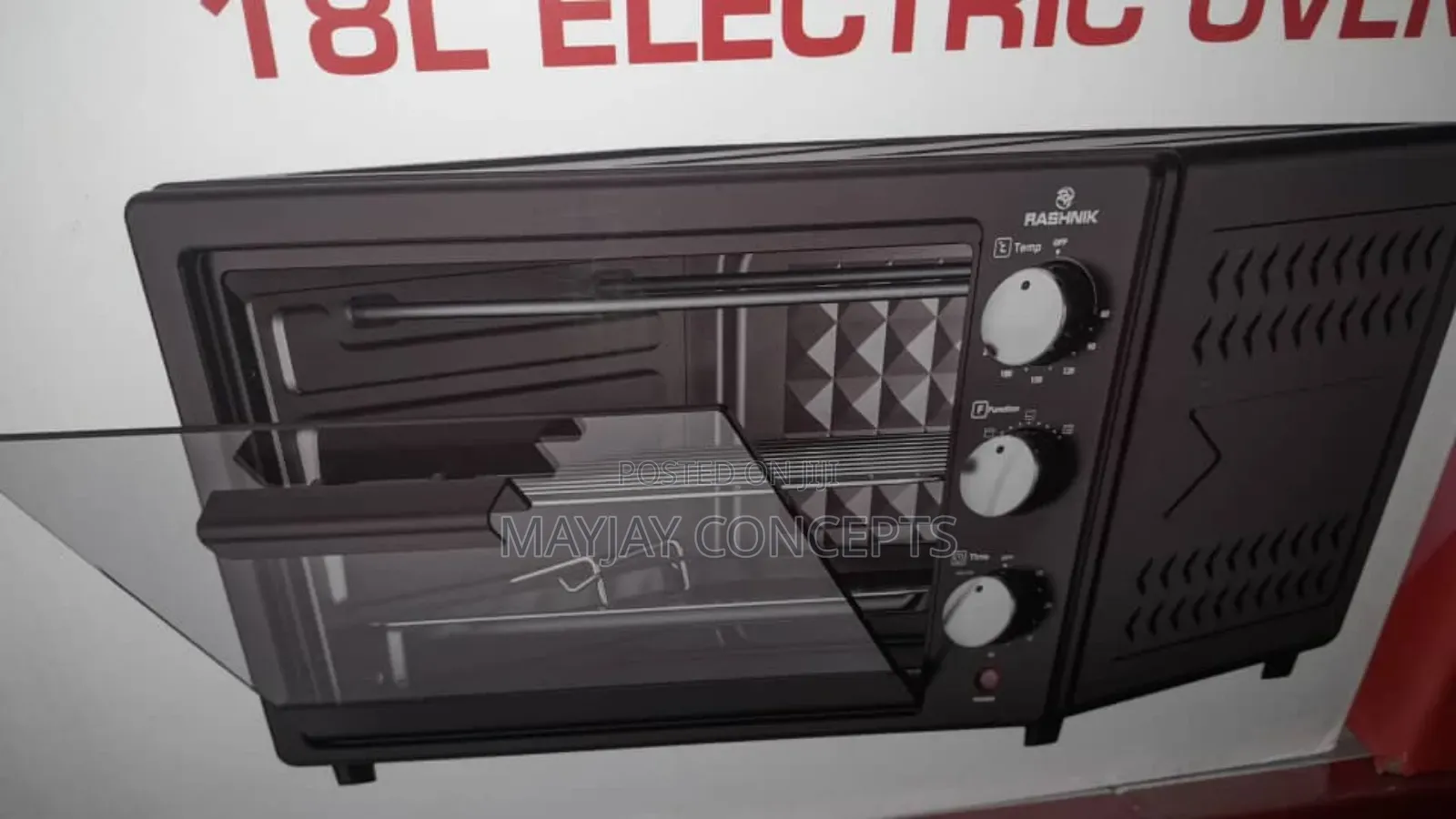 Rashnik 18litres Electric Oven-Bake-Toast-Grill
