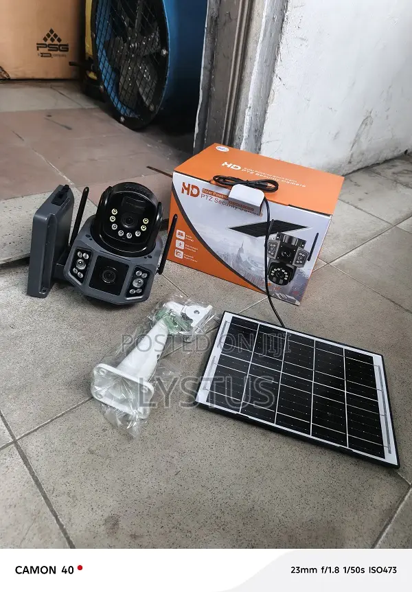 Solar CCTV Camera for Home and Office Monitoring