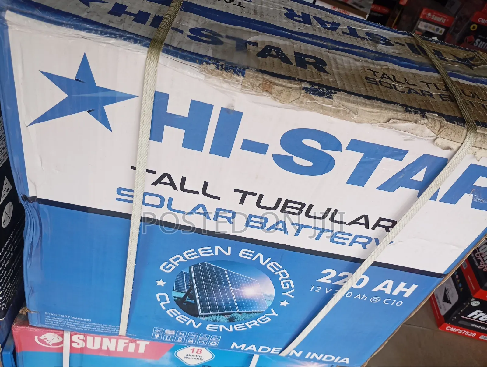 220ah Hi-Star High Quality Tall Tubular Solar Battery