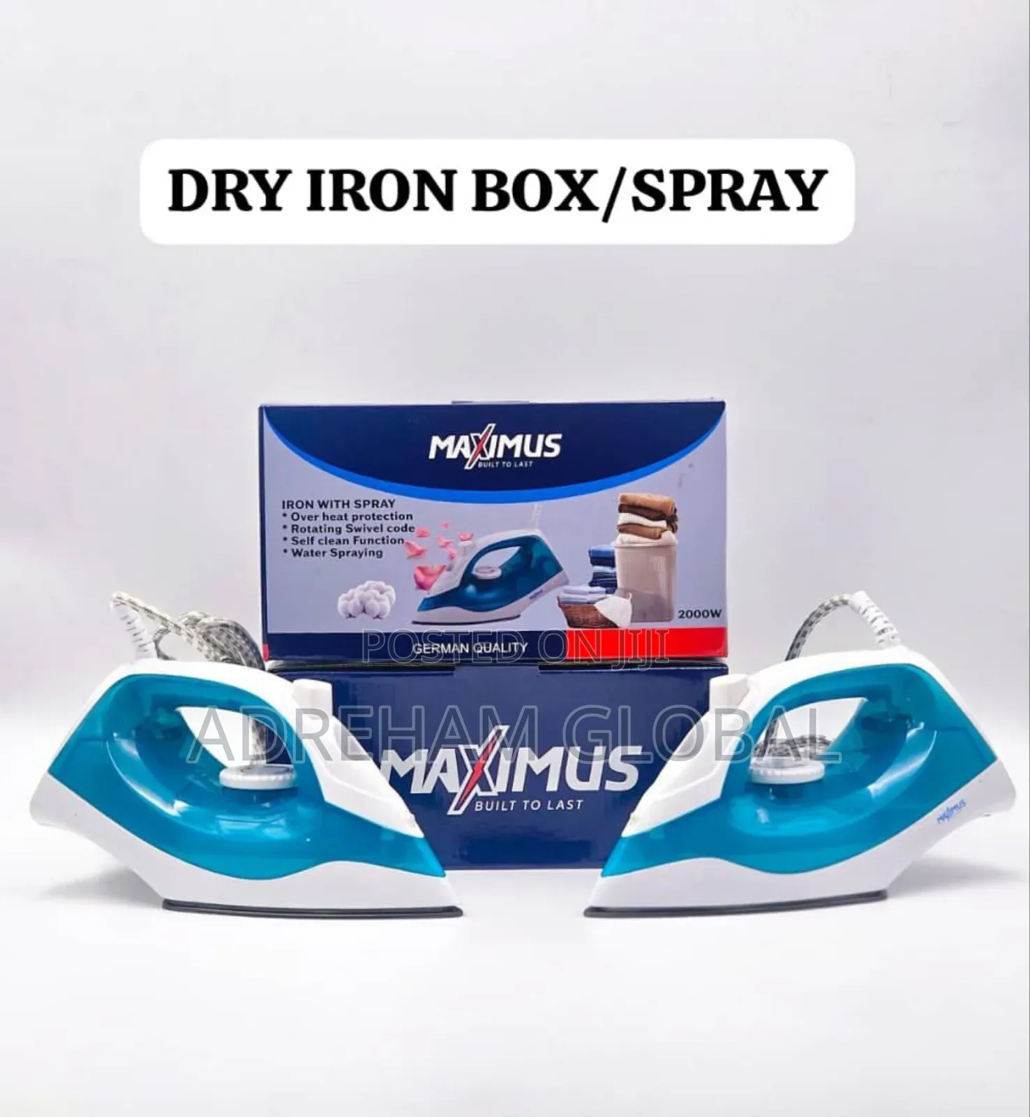 Maximus Steam and Dry Iron