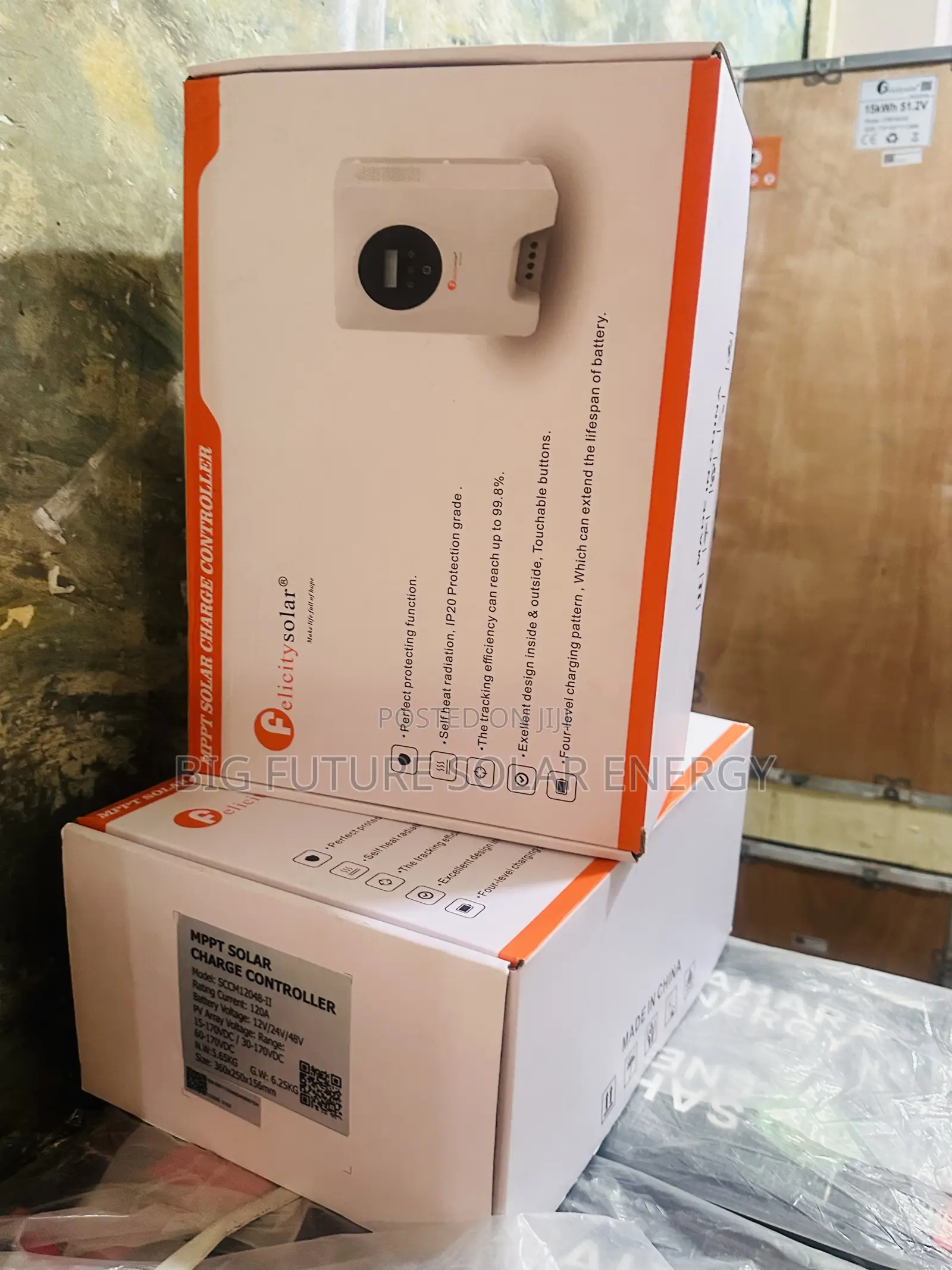 120amps Felicity Charge Controller 12/24/48v