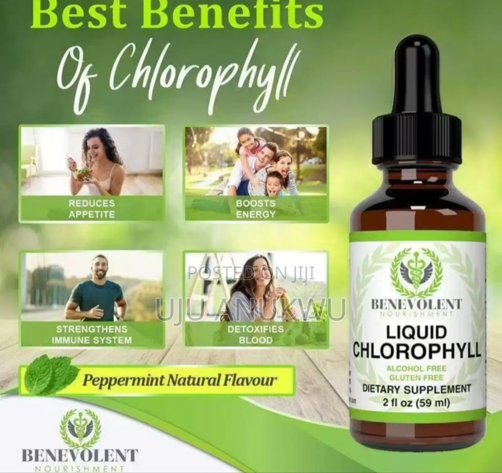 Liquid Chlorophyll Dietary Supplements