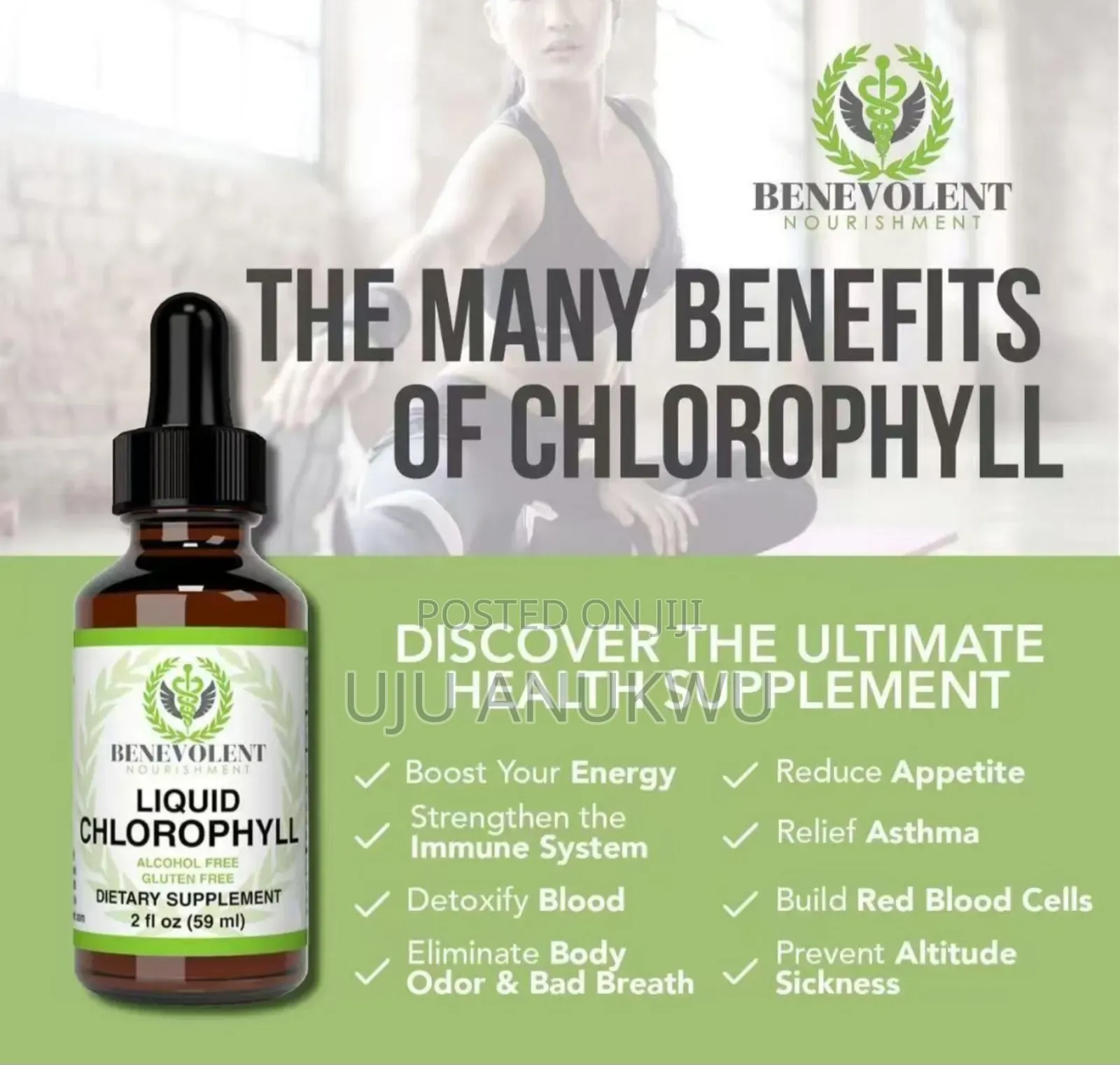 Liquid Chlorophyll Dietary Supplements