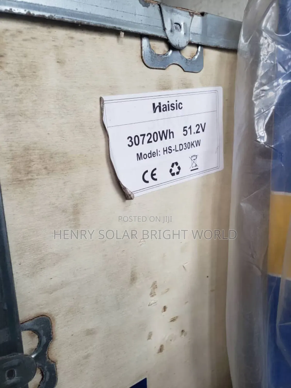 Haisic 30kwh 51.2v Lithium Battery