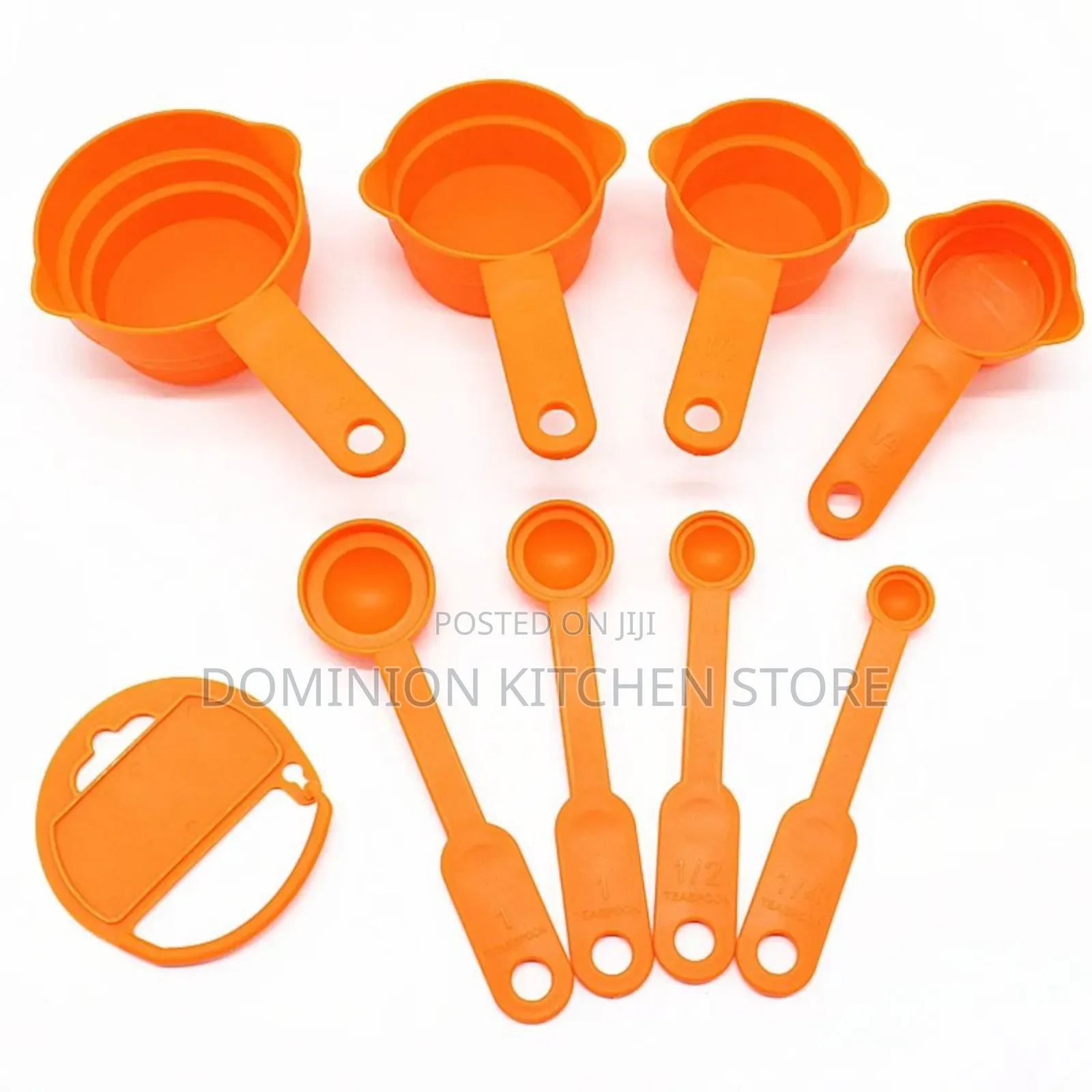 8pcs Plastic Measuring Cup and Spoon