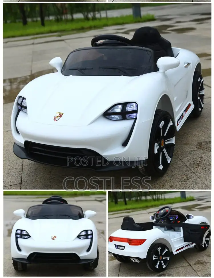 12v Porsche Kids Ride on Car Mp3 Led Light