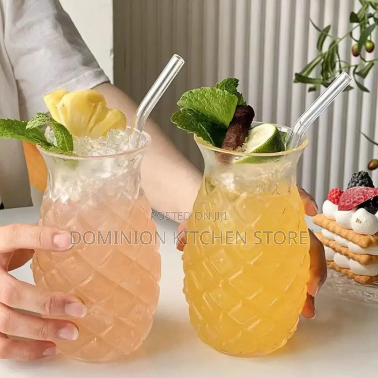 Pineapple Shaped Glass Water