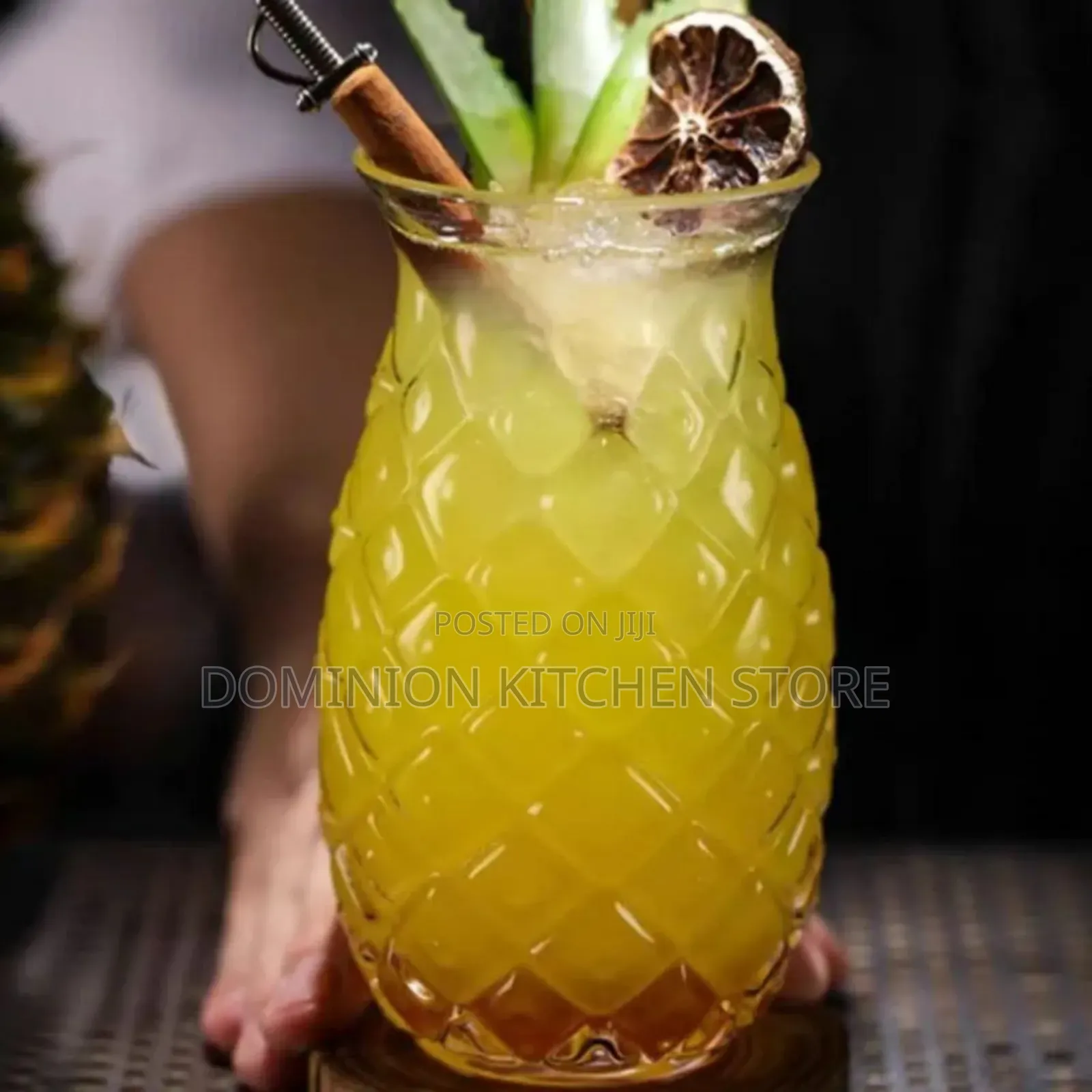 Pineapple Shaped Glass Water