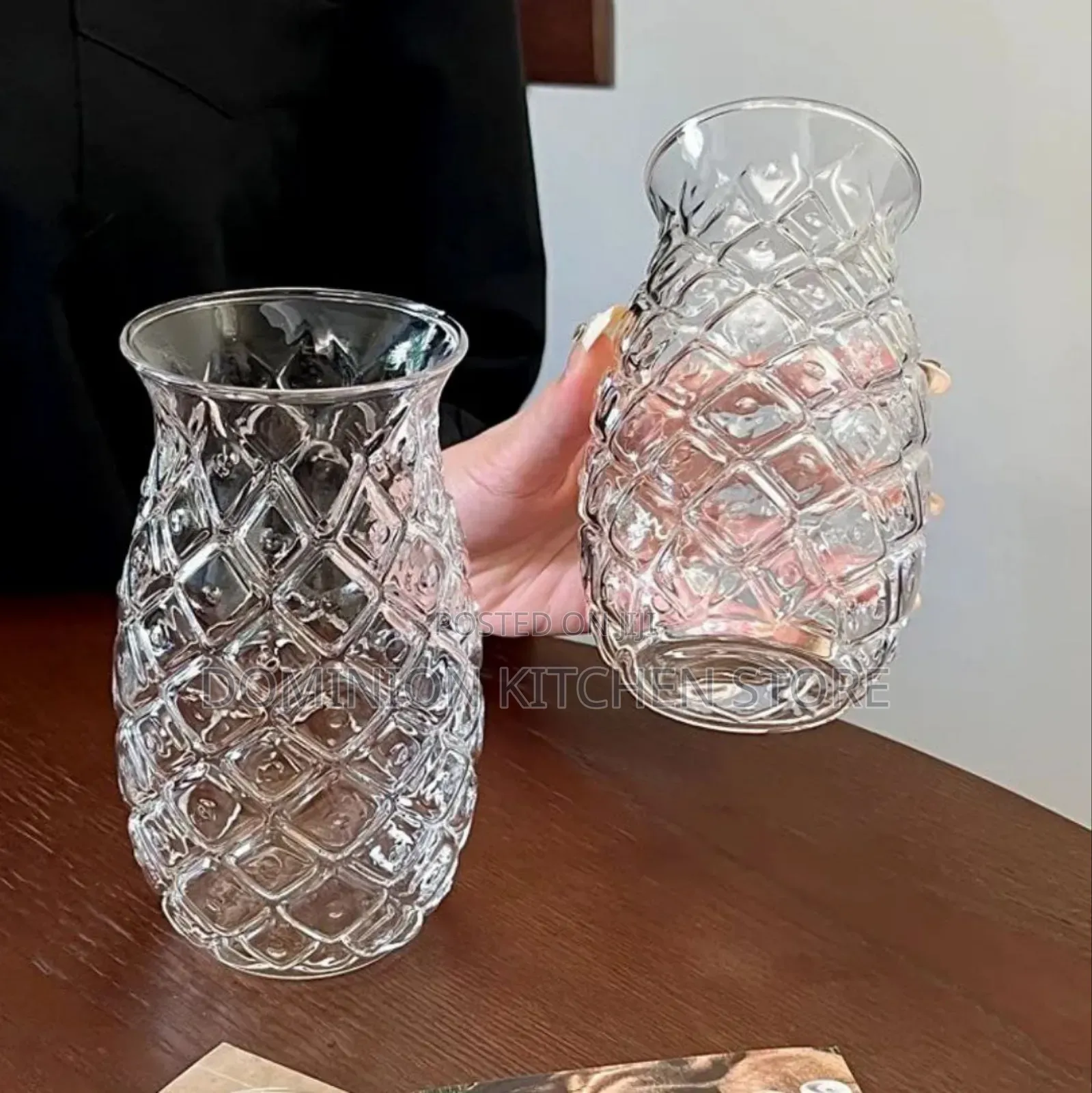 Pineapple Shaped Glass Water