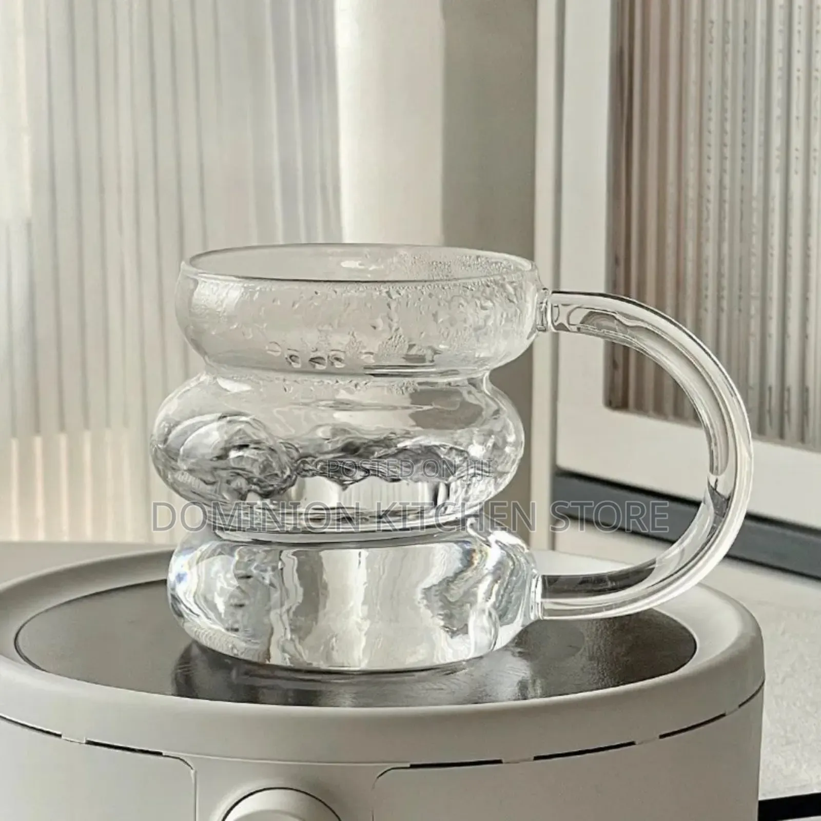 Spiral Wave Borosilicate Glass Coffee