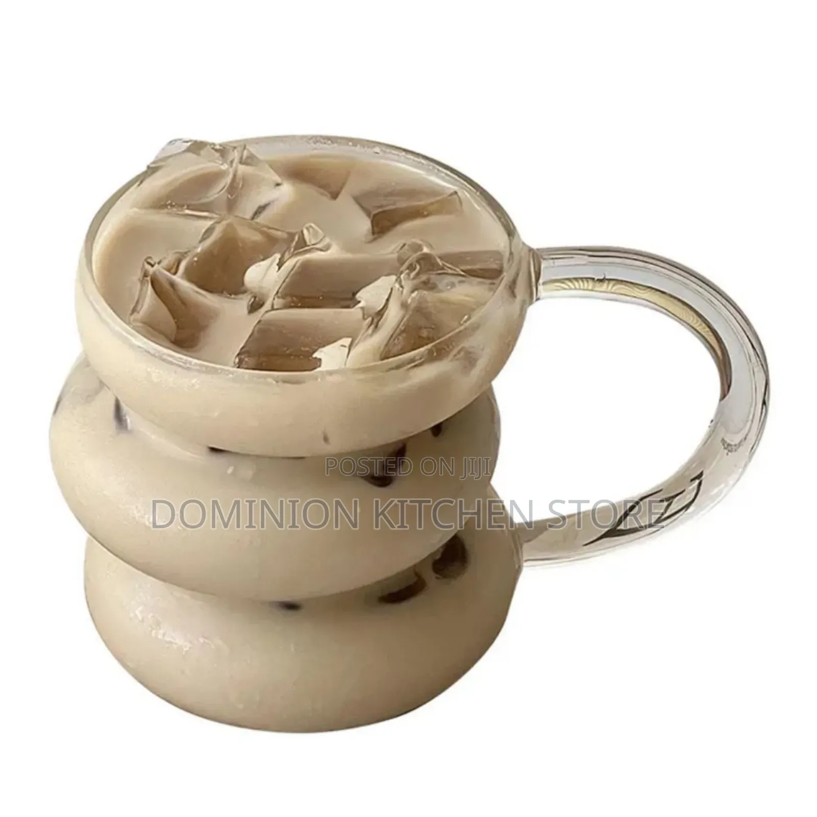 Spiral Wave Borosilicate Glass Coffee