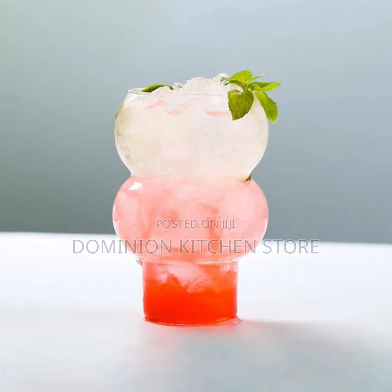 Gourd Shape Borosilicate Glass Juice