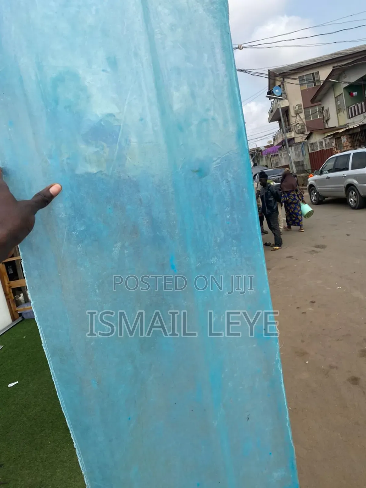 Sky Blue Transparent Fibre Roofing Sheets