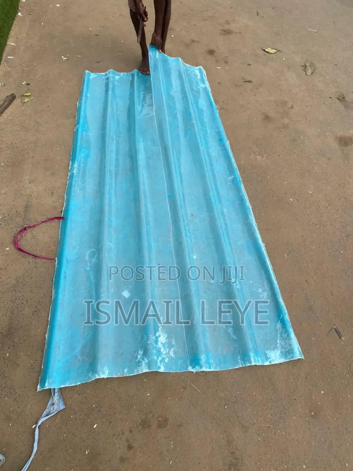 Sky Blue Transparent Fibre Roofing Sheets