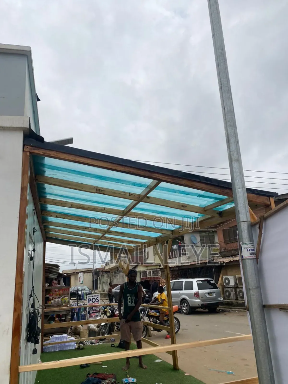 Transparent Fibre Sheets for Courtyards