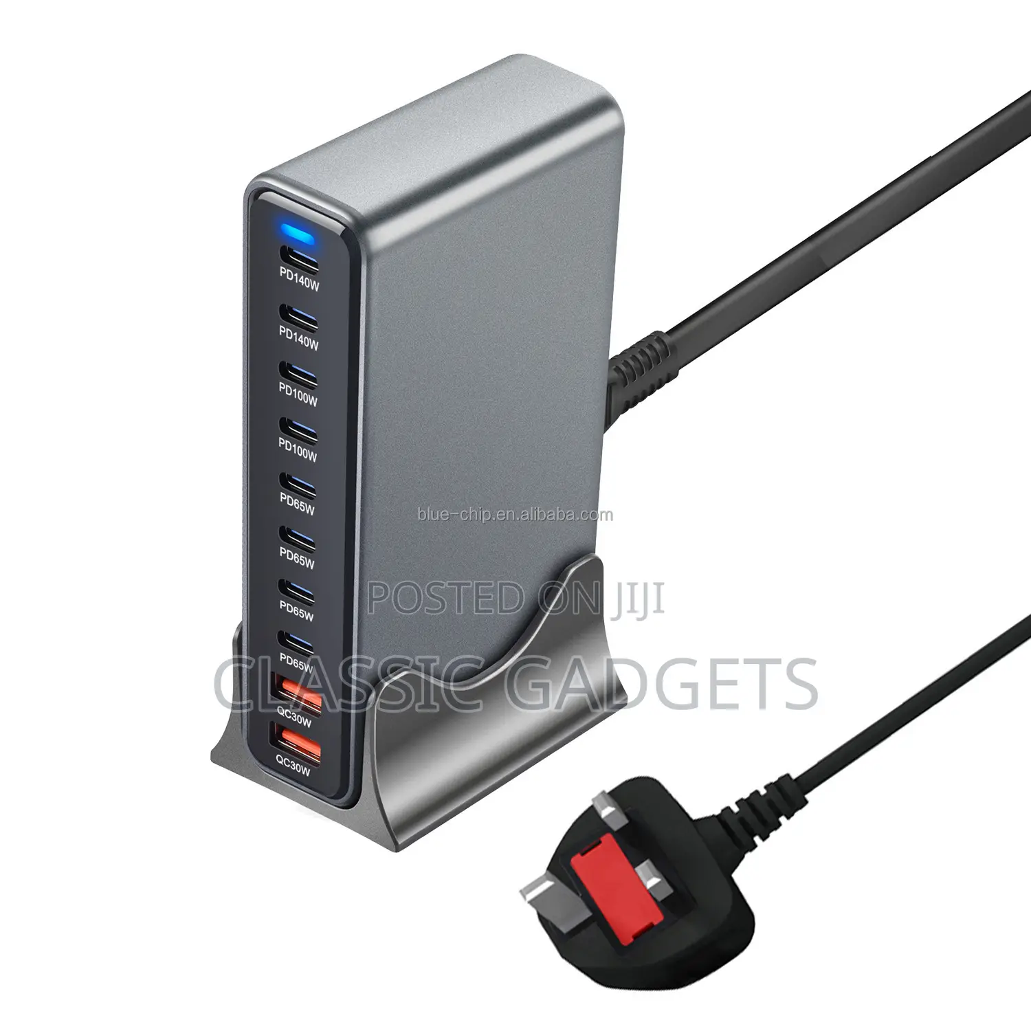 800w Gan Multi Port Universal Portable Wall Charger for Multi Devices