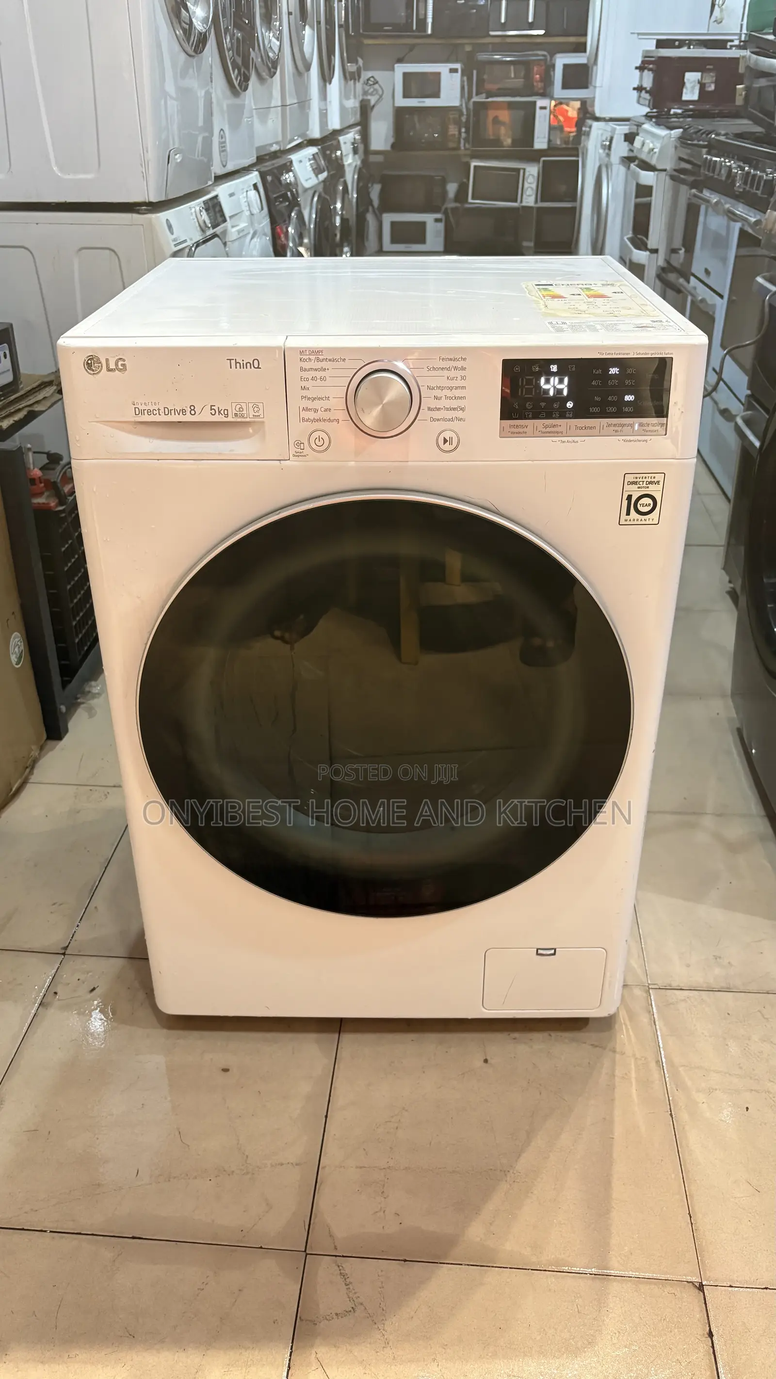 Lg Wash and Dry Thinq Inverter Washing Machine German Technology