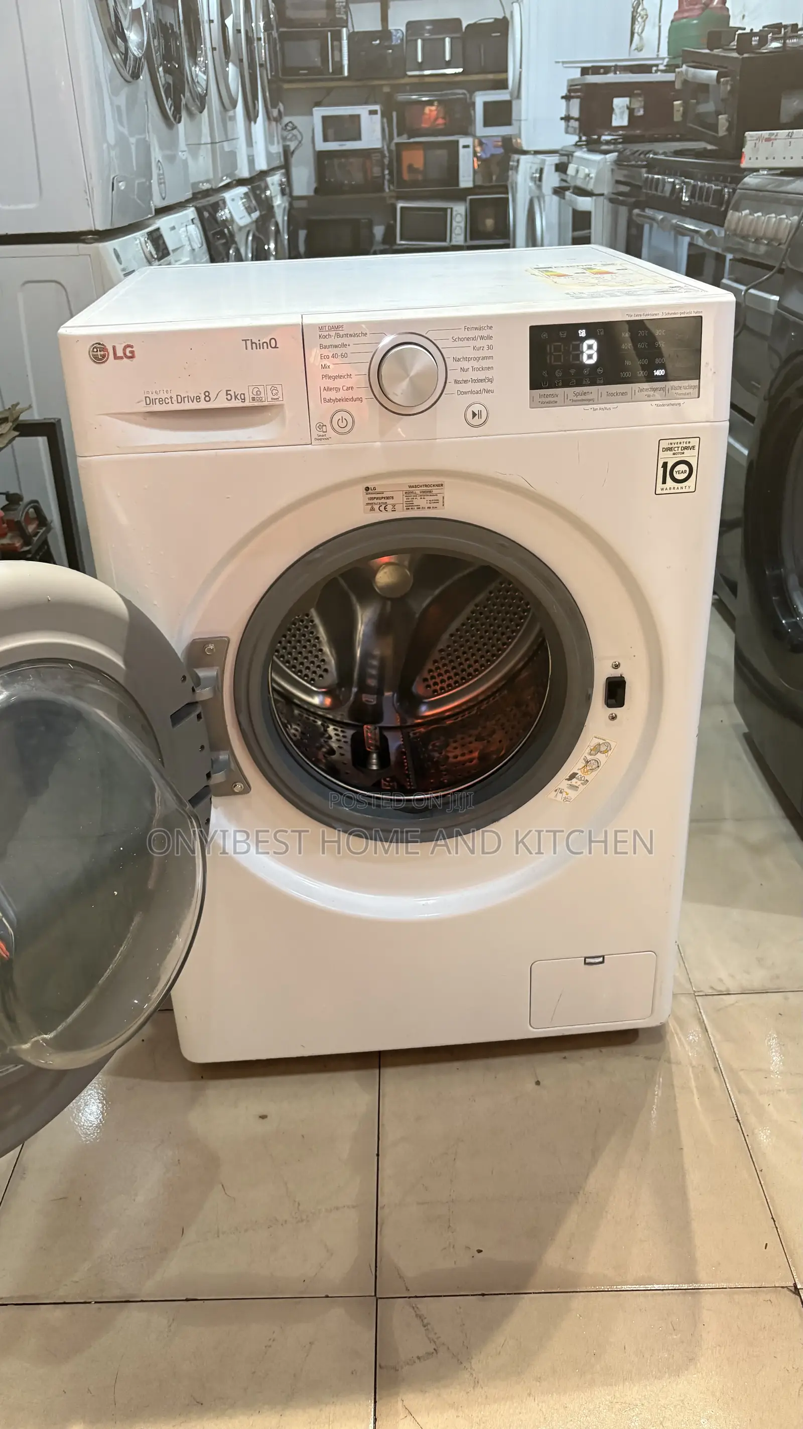 Lg Wash and Dry Thinq Inverter Washing Machine German Technology