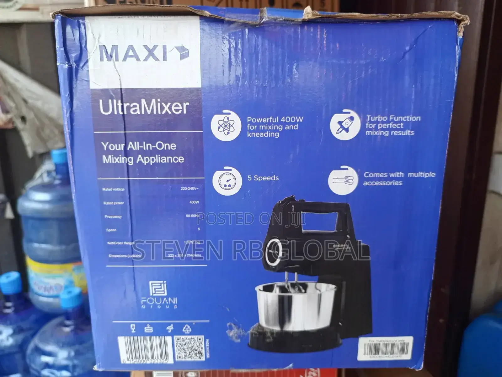 Maxi Kitchen Mixer With Bowl 400w Mixer0293a