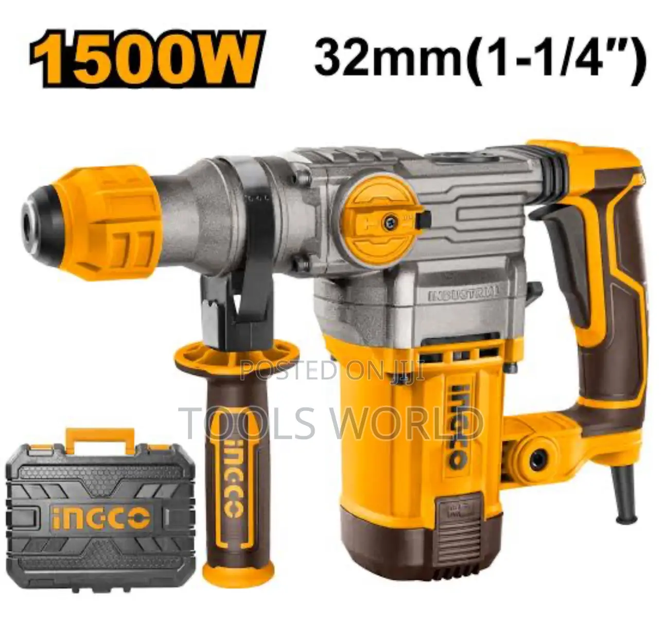 Ingco Rotary Hammer 1500w Power Through the Toughest Tasks With Ease