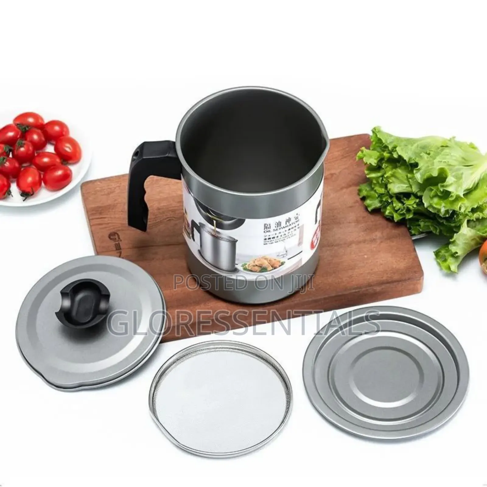 Stainless Steel Oil Filter Container and Storage