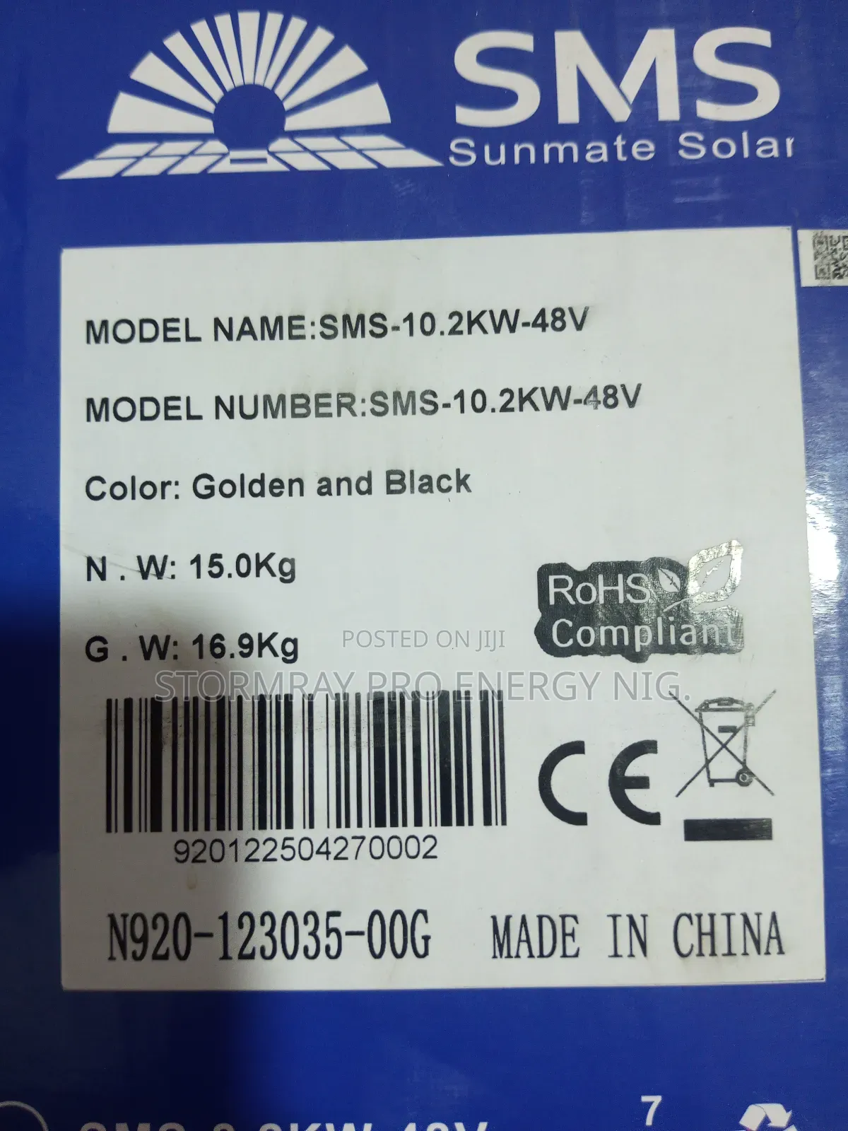 Sms 10.2kva Hybrid Inverter