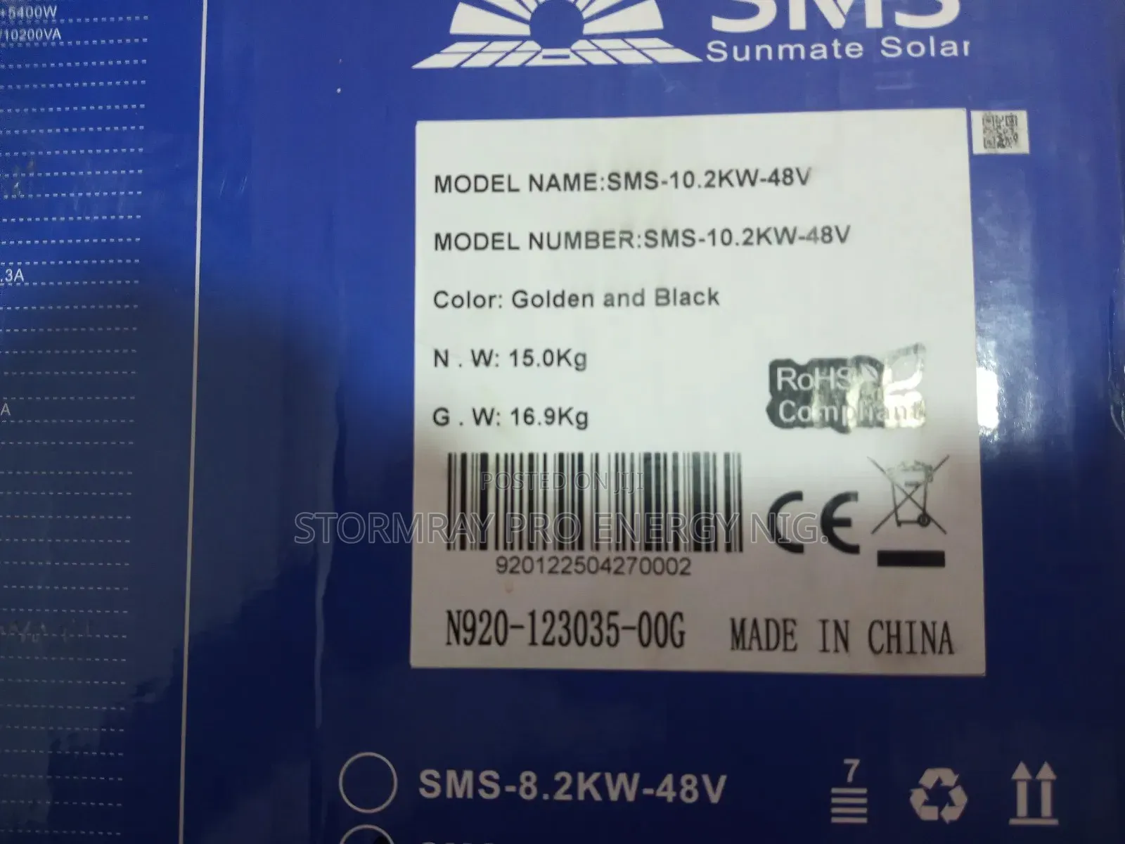 Sms 10.2kva Hybrid Inverter