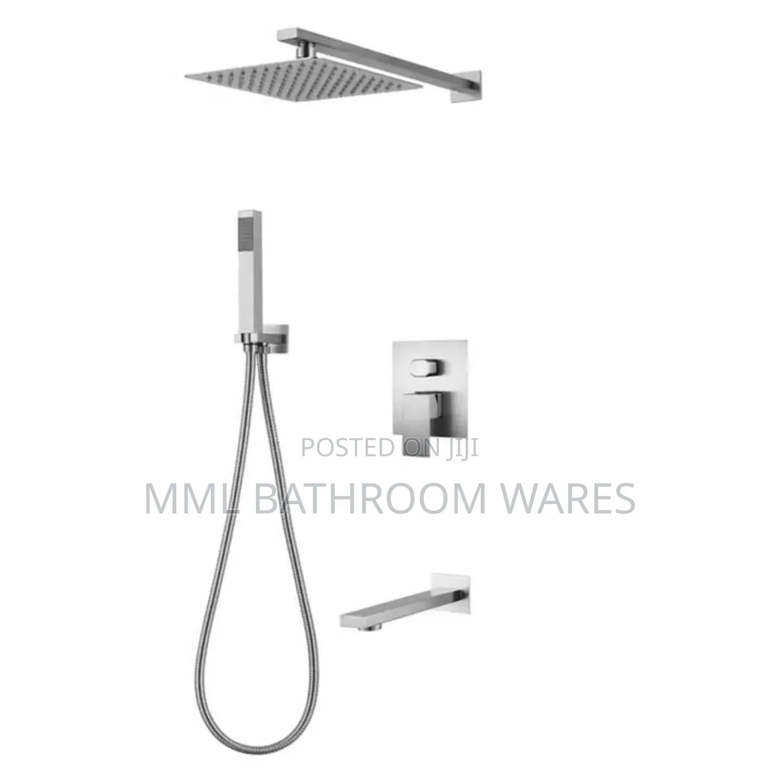 Stainless 5-Ways Conduit Shower Concealed Shower Mixer