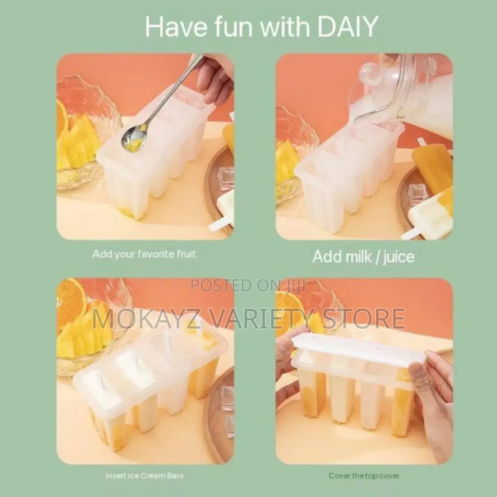 4pc Popsicle Ice Cream Mould(Bulk)