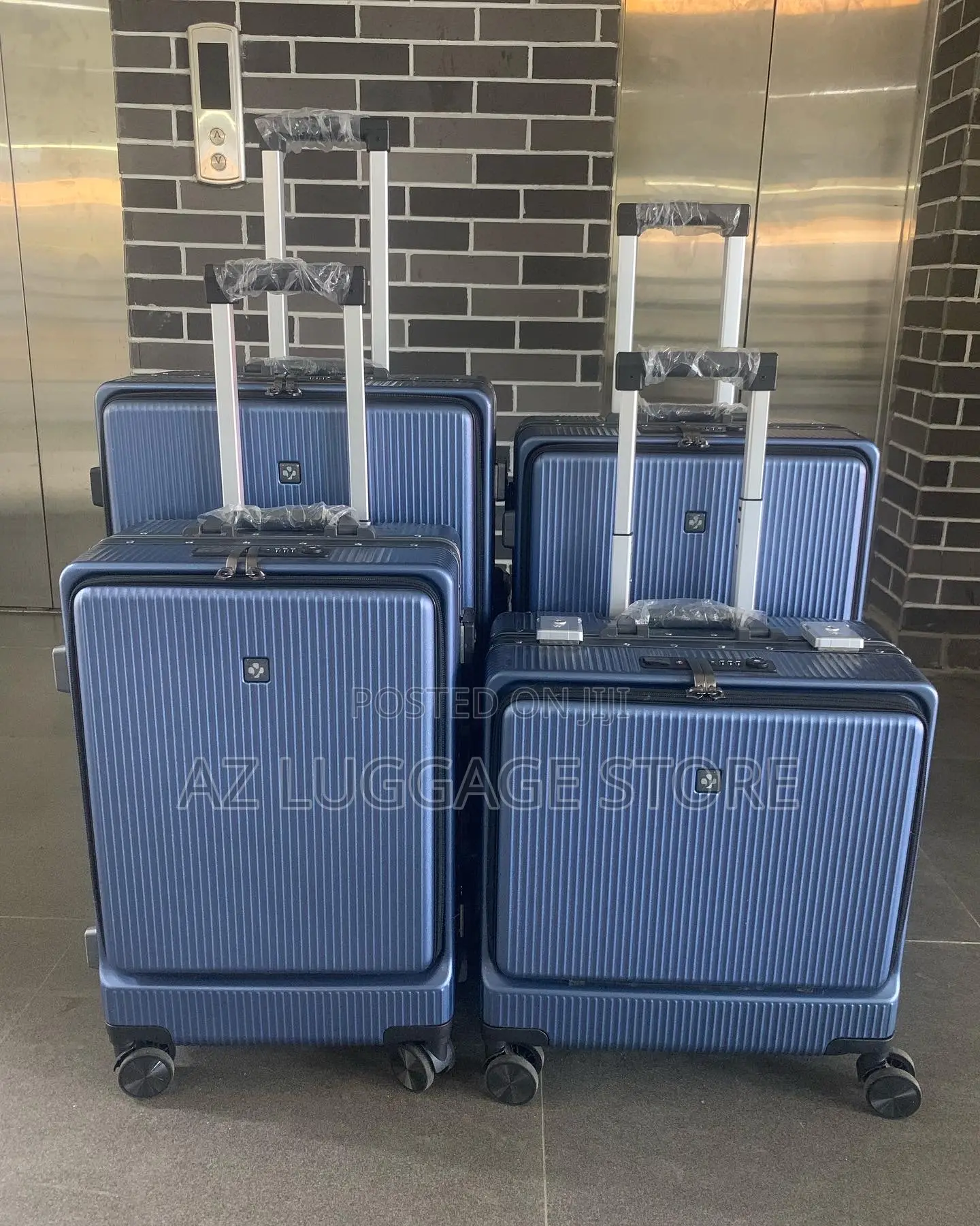 Set of 4 Aluminum Luggage Box by 4