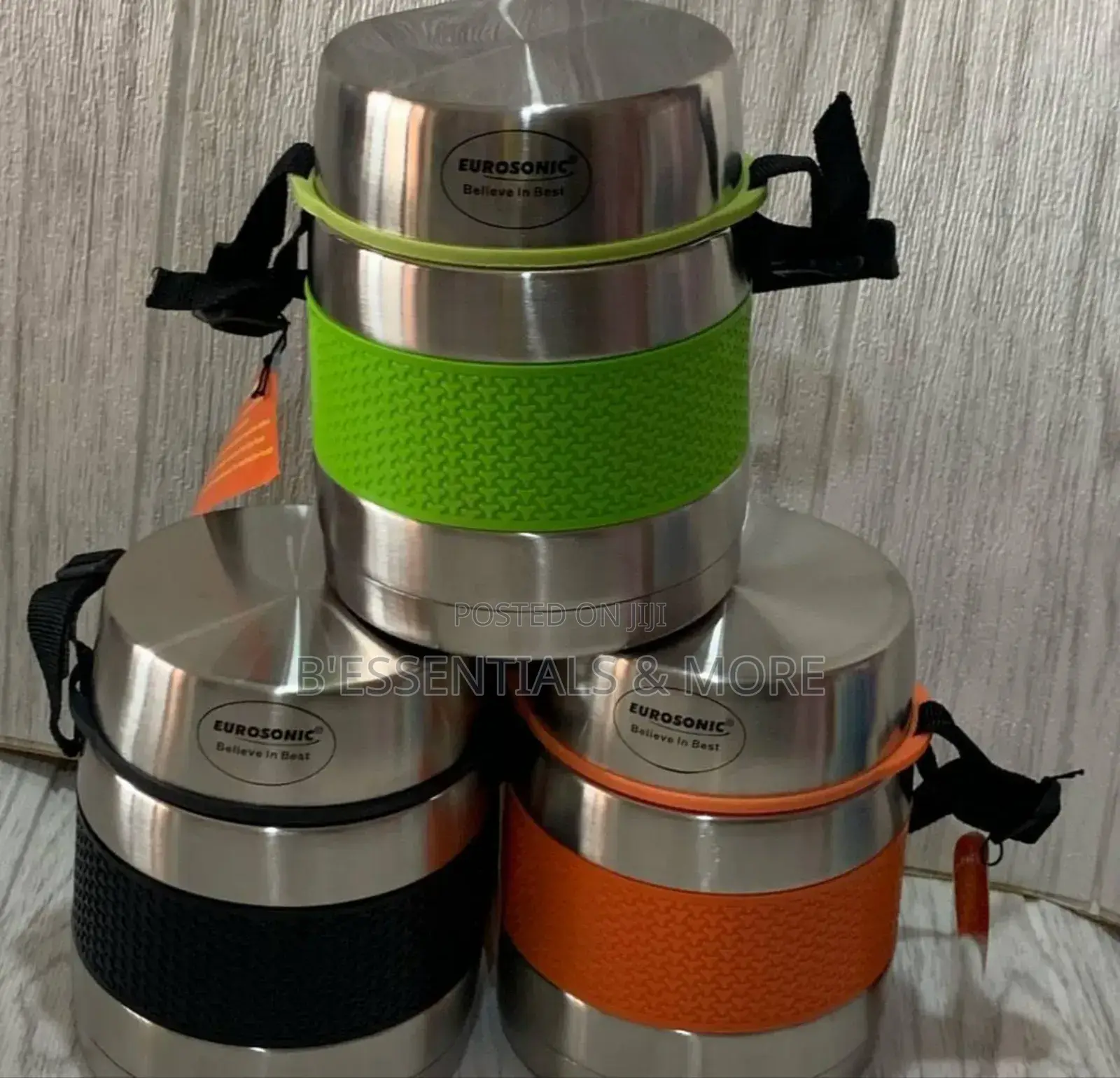 750ml Eurosonic Insulated Food Flask With Bag