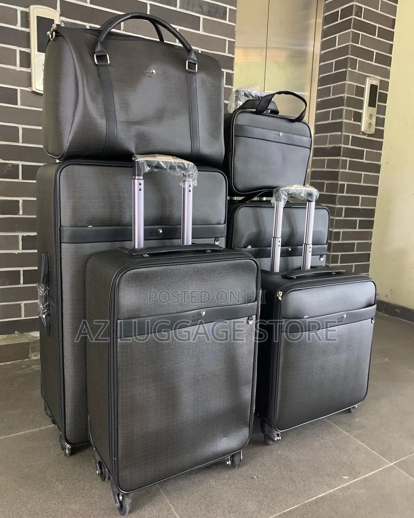 Set of Luggage Leather Box