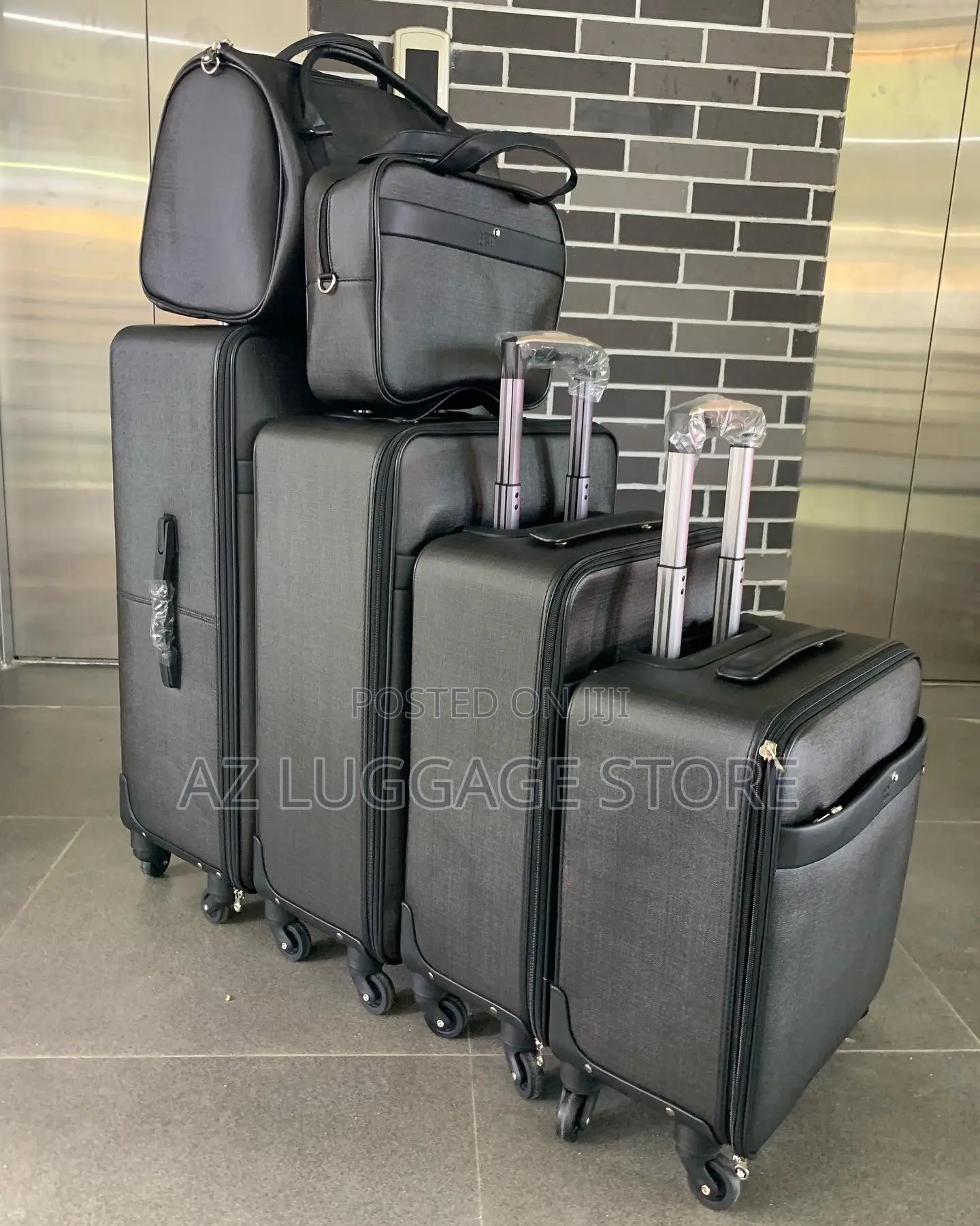 Set of Luggage Leather Box
