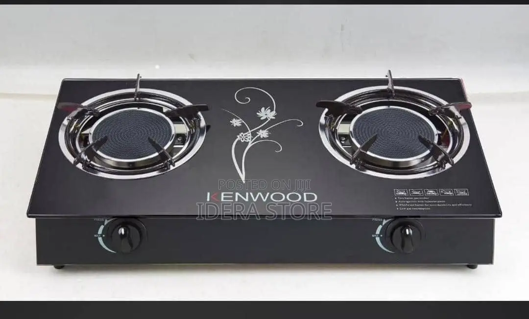 Kenwood 2 Burner Table Top Glass Gas Cooker