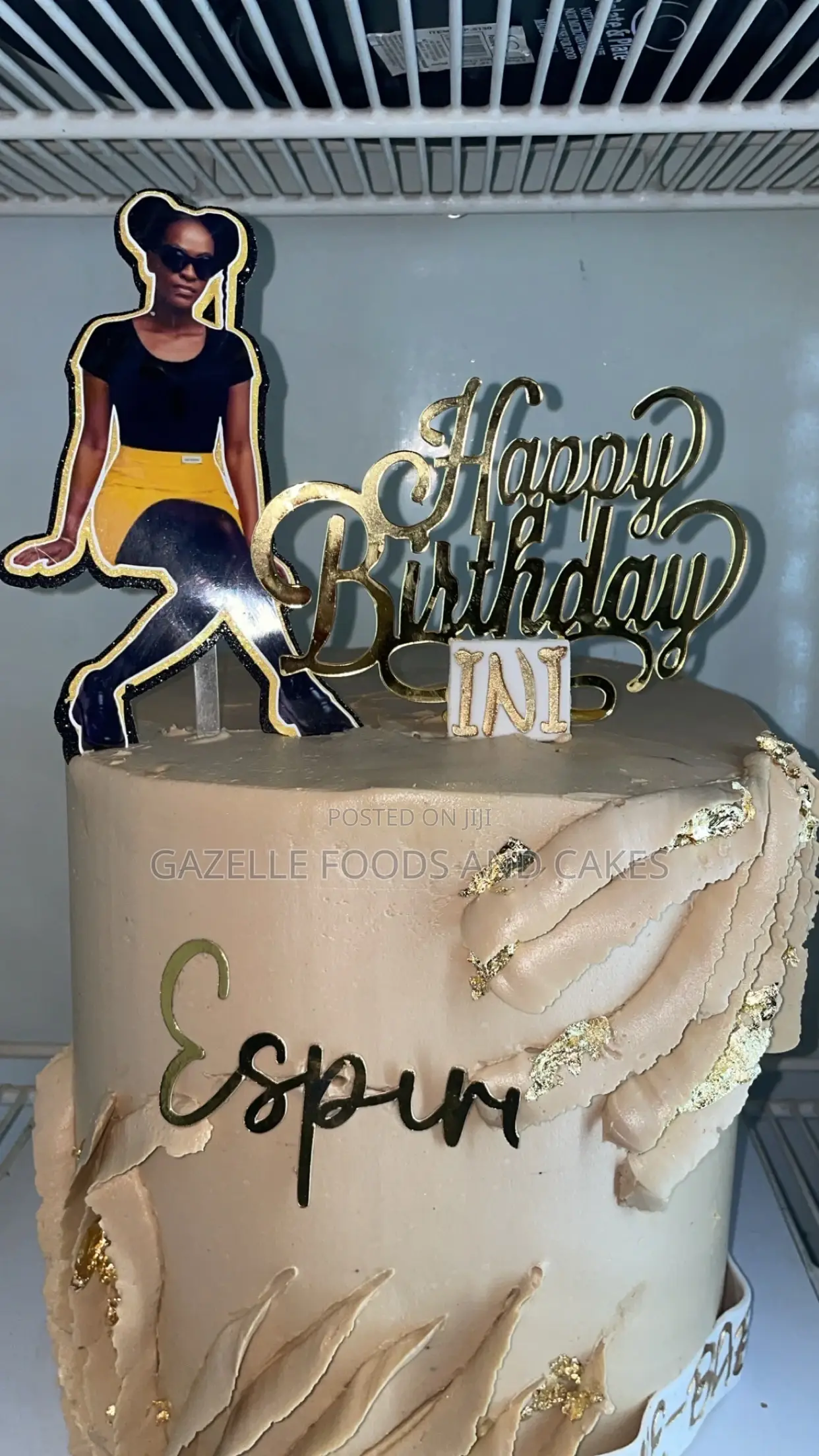 9inch Vanilla Cream and Red Velvet Cake With Swiss Meringue Buttercrea
