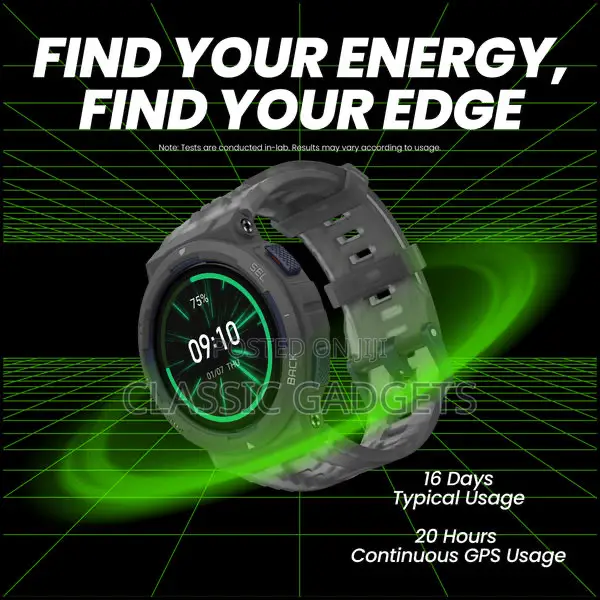 Amazfit Active Edge Zepp Brand Smartwatch With Health Monitoring Modes