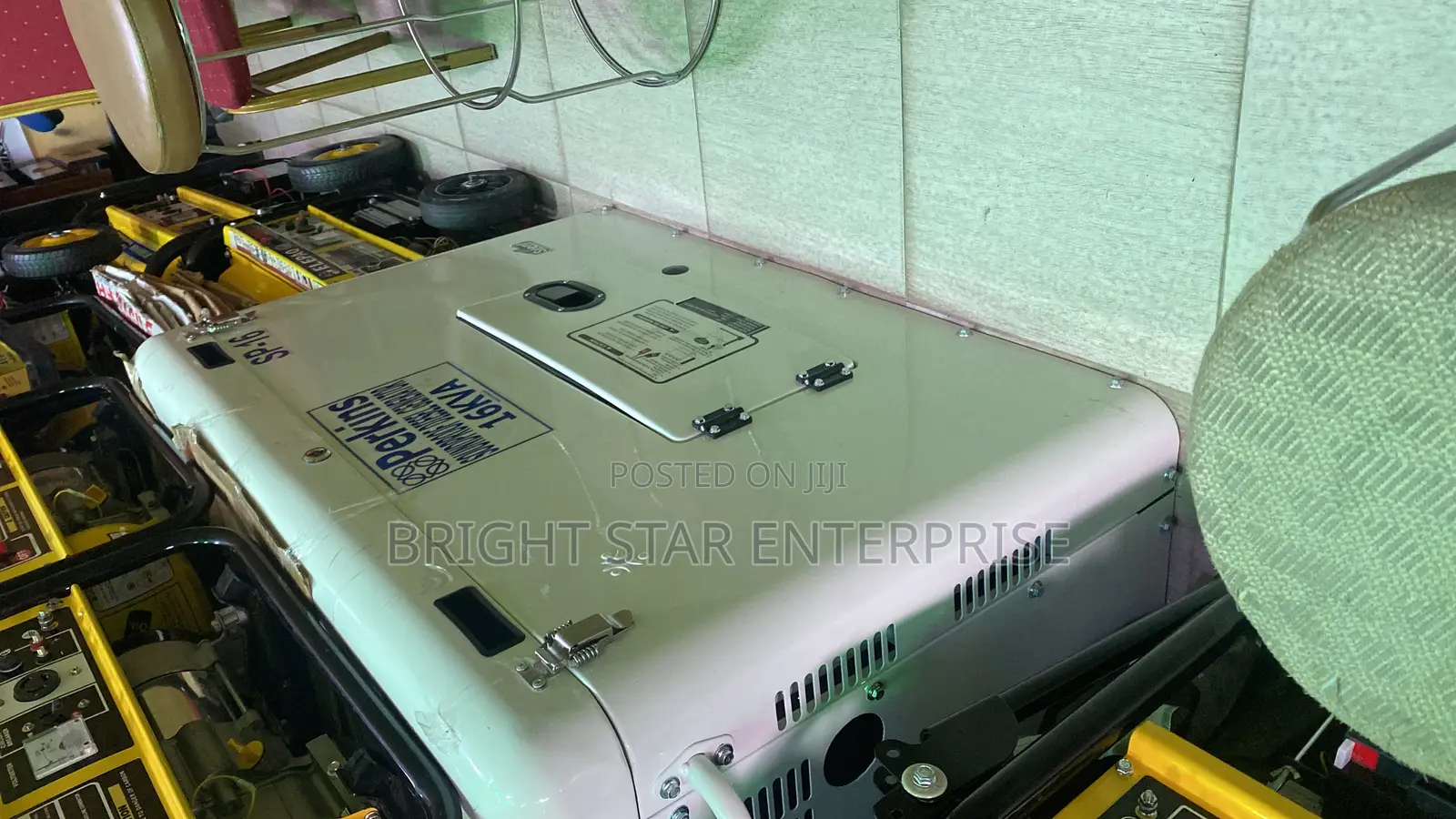 Perkins Soundproof Diesel Generator  %Cooper 16kva