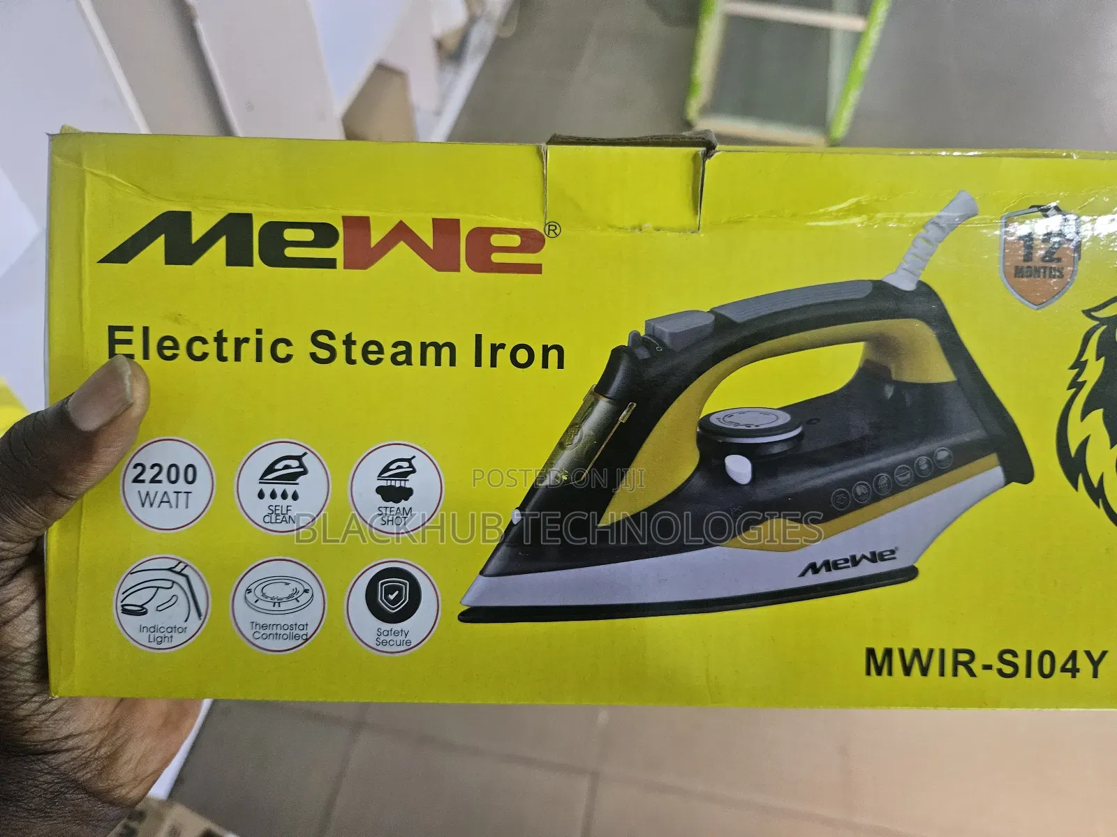 Mewe Electric Steam Pressing Iron Mwir-Si04y