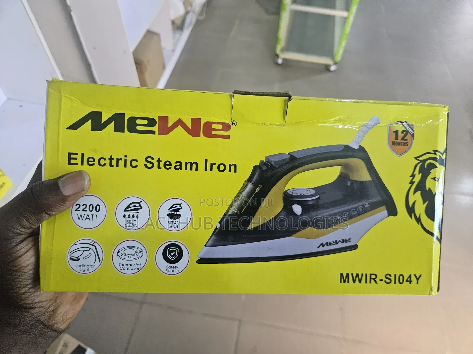Mewe Electric Steam Pressing Iron Mwir-Si04y