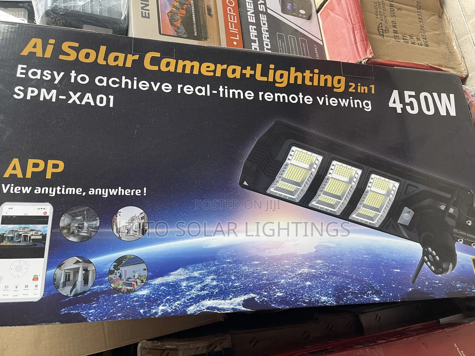 Al Solar Street Light Camera