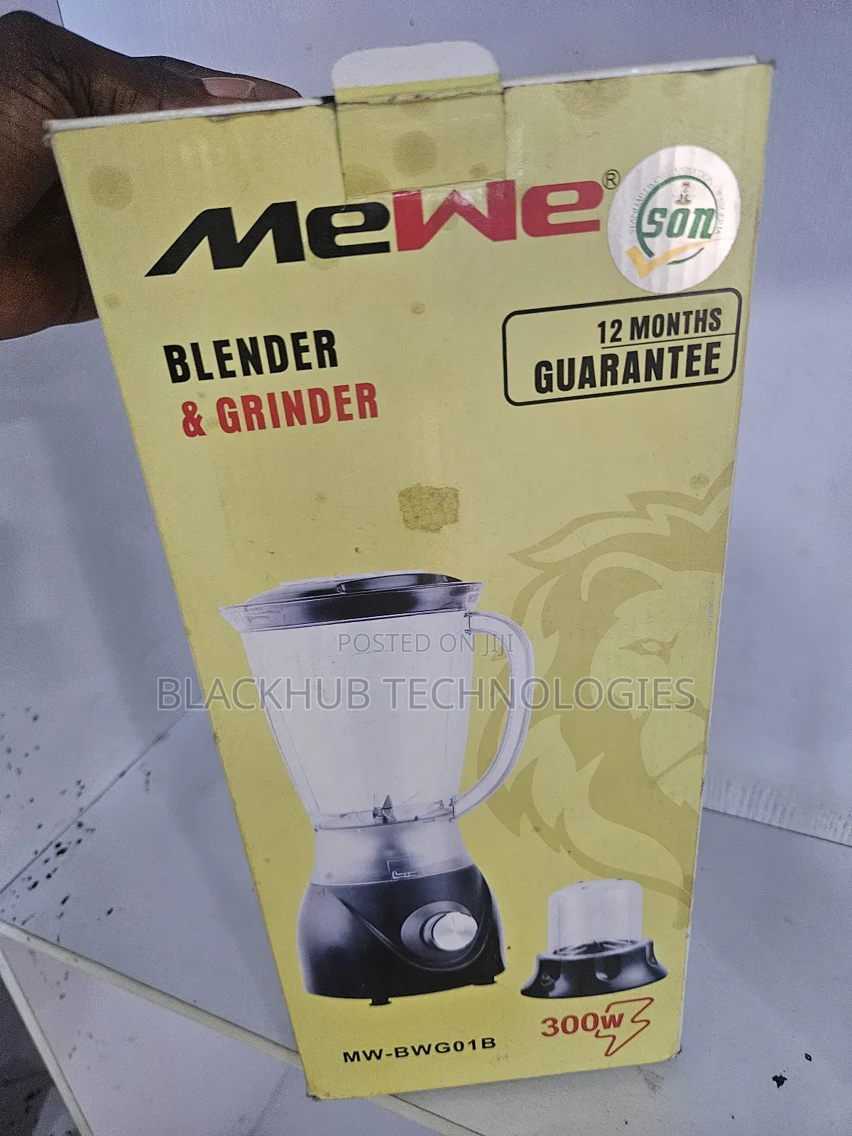 Mewe Blender and Grinder 300w Mw-Bwg01b
