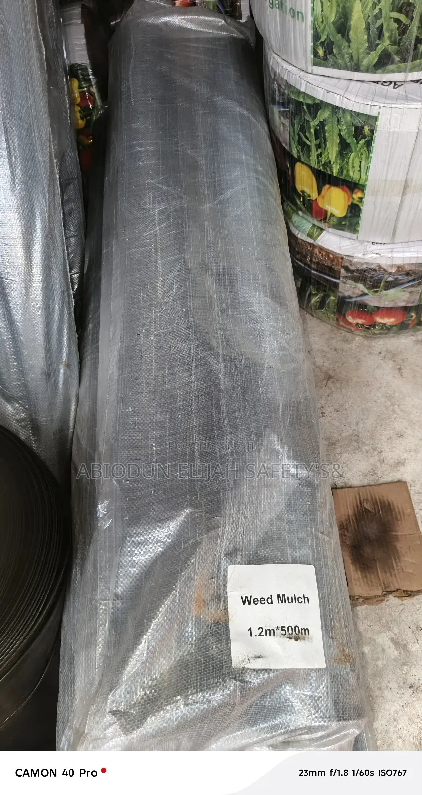 Original Quality Weed Mat Net 1 Meter by 100 Meters Length